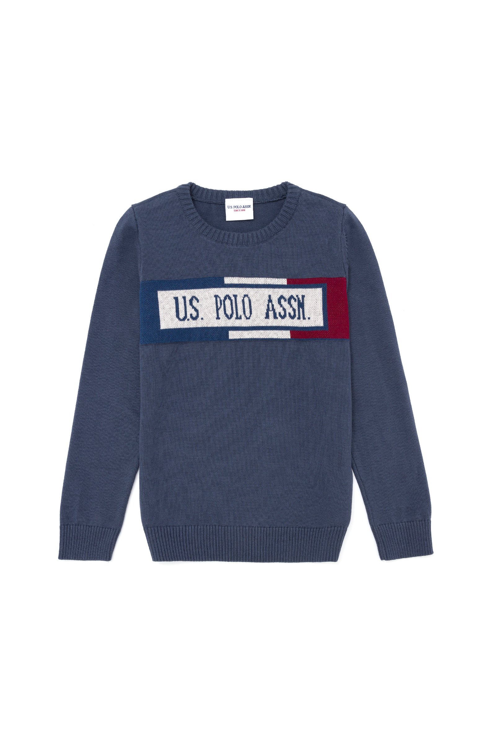 تریکو  زغالی ملانژ  اندامی  پسرانه یو اس پولو | US POLO ASSN
