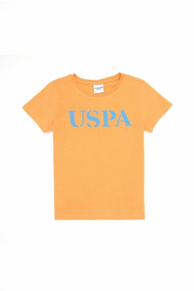 تی شرت یقه گرد نارنجی  استاندارد فیت  پسرانه یو اس پولو | US POLO ASSN
