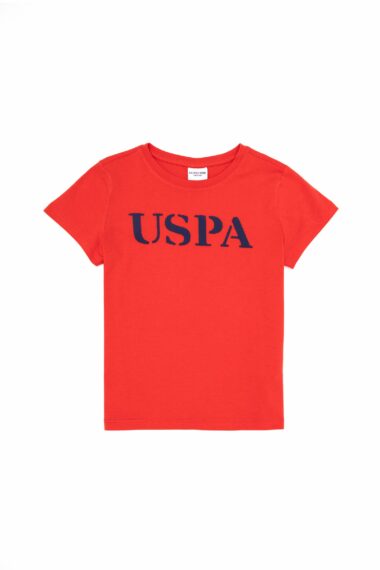 تی شرت یقه گرد قرمز  استاندارد فیت  پسرانه یو اس پولو | US POLO ASSN