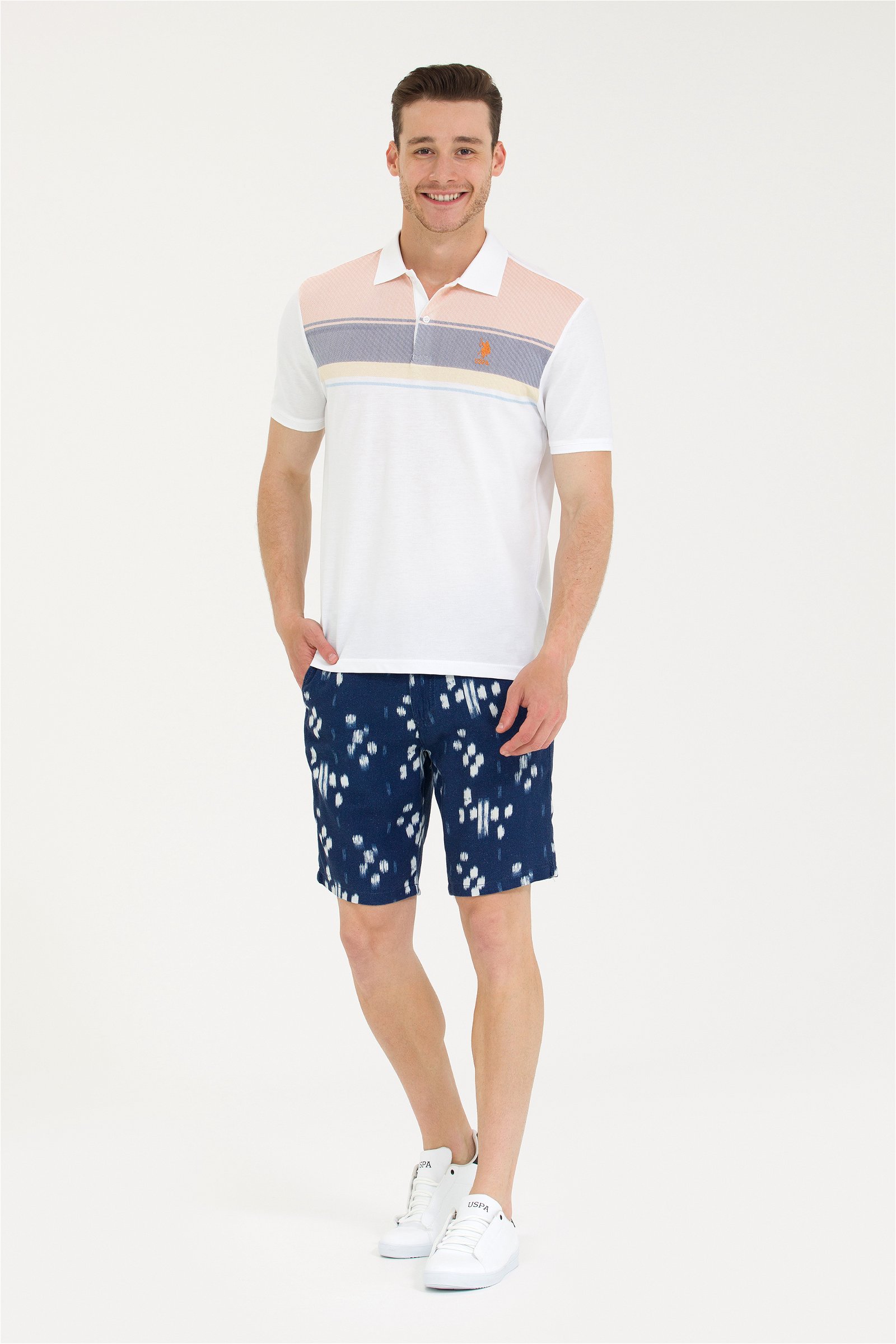 شلوارک  لاجورد  رگولار  مردانه یو اس پولو | US POLO ASSN