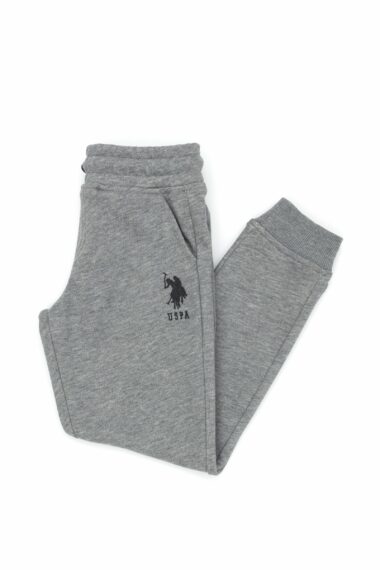 شلوار  خاکستری ملانژ  استاندارد فیت  پسرانه یو اس پولو | US POLO ASSN