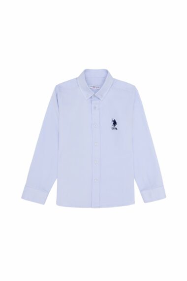 پیراهن  سورمه ای روشن  رگولار  پسرانه یو اس پولو | US POLO ASSN