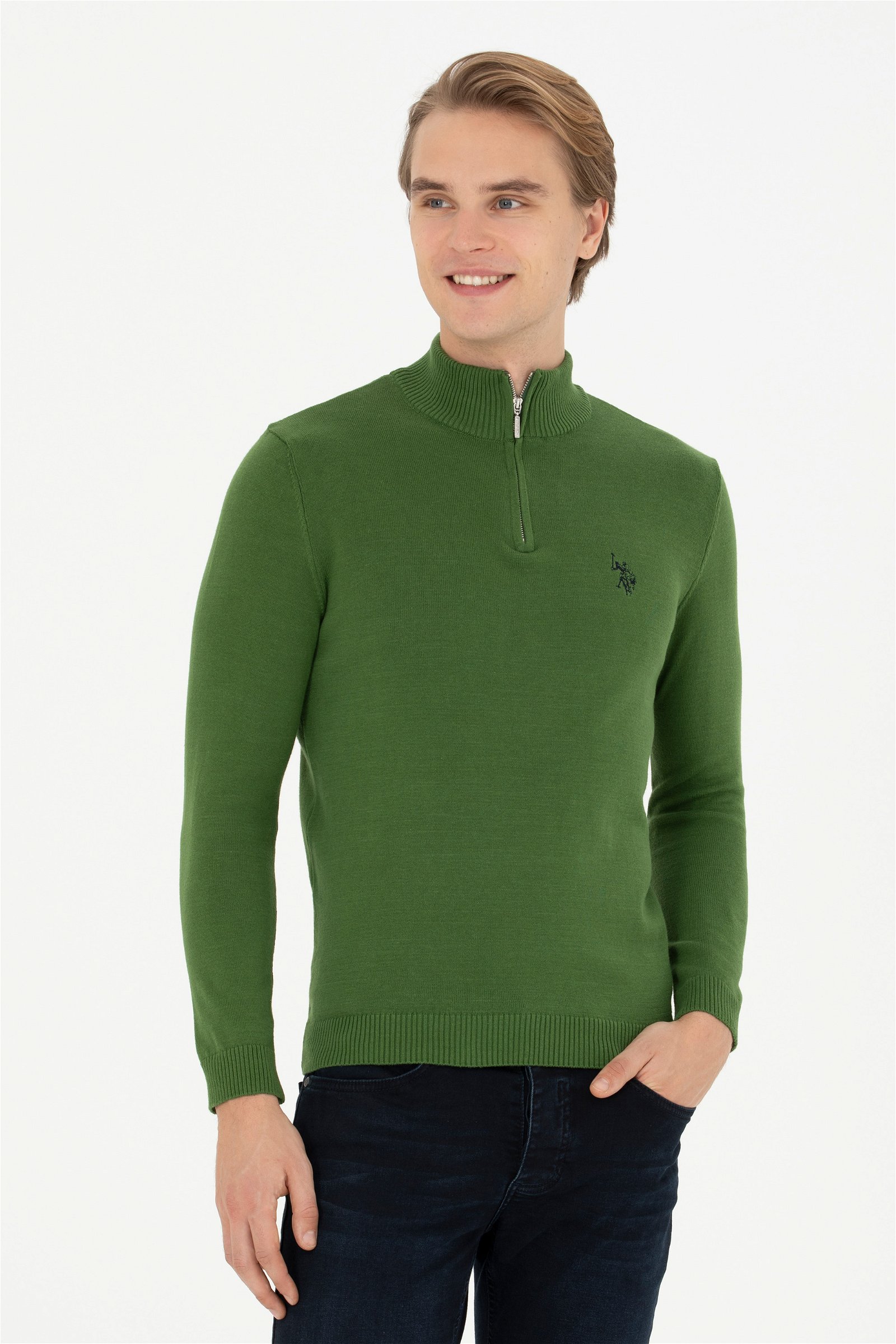تریکو  سبز  رگولار  مردانه یو اس پولو | US POLO ASSN