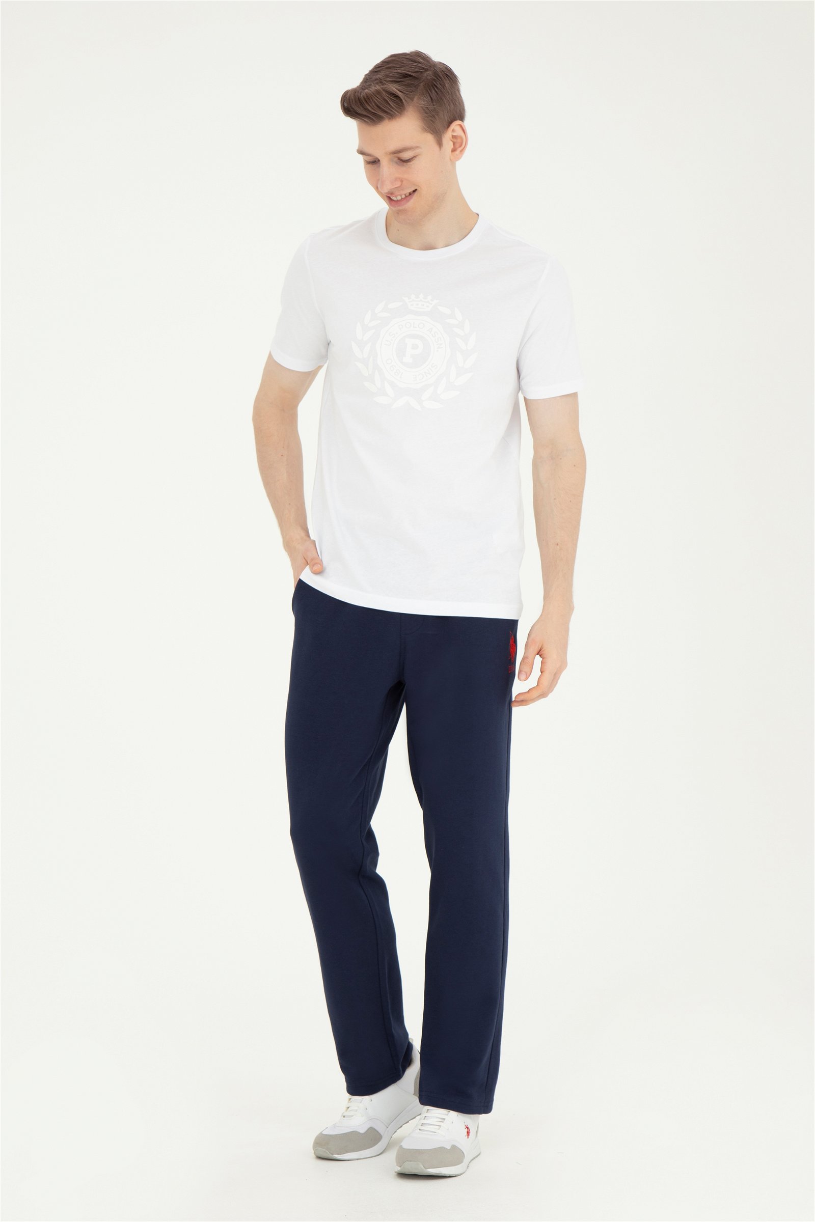 شلوار گرمکن  لاجورد  ریلکس  مردانه یو اس پولو | US POLO ASSN