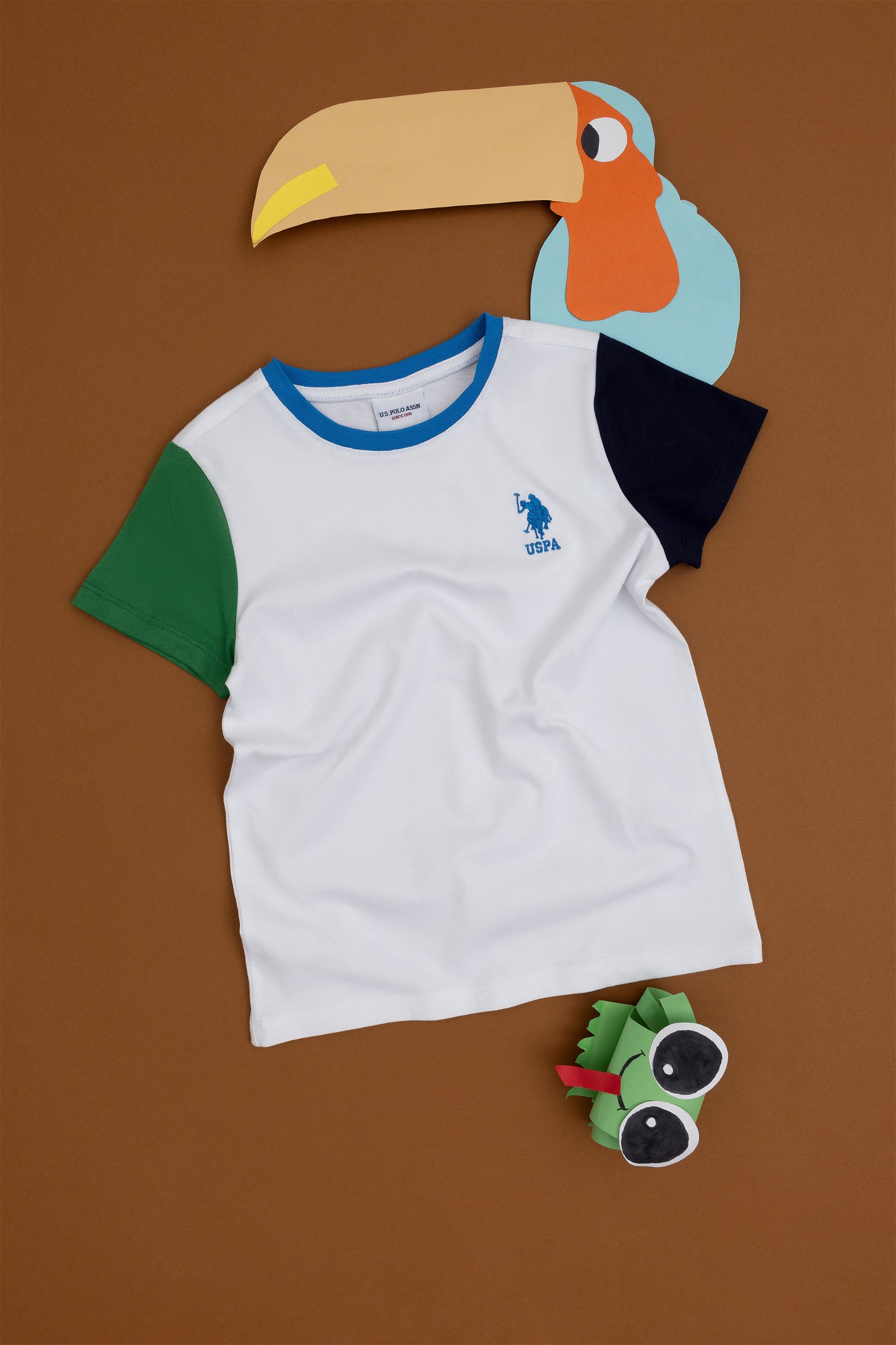 تی شرت  سفید  رگولار  پسرانه یو اس پولو | US POLO ASSN