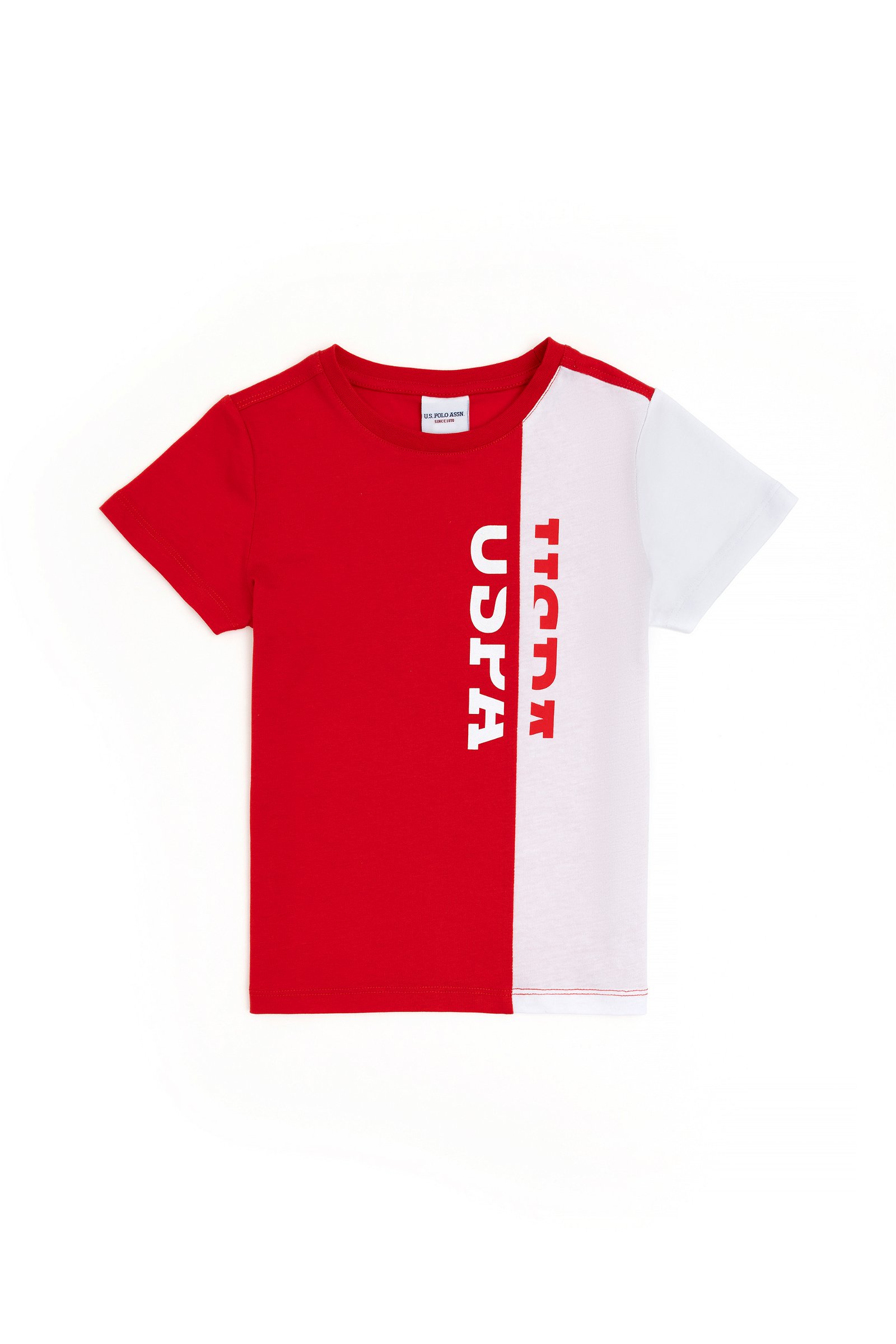 تی شرت  قرمز  رگولار  پسرانه یو اس پولو | US POLO ASSN