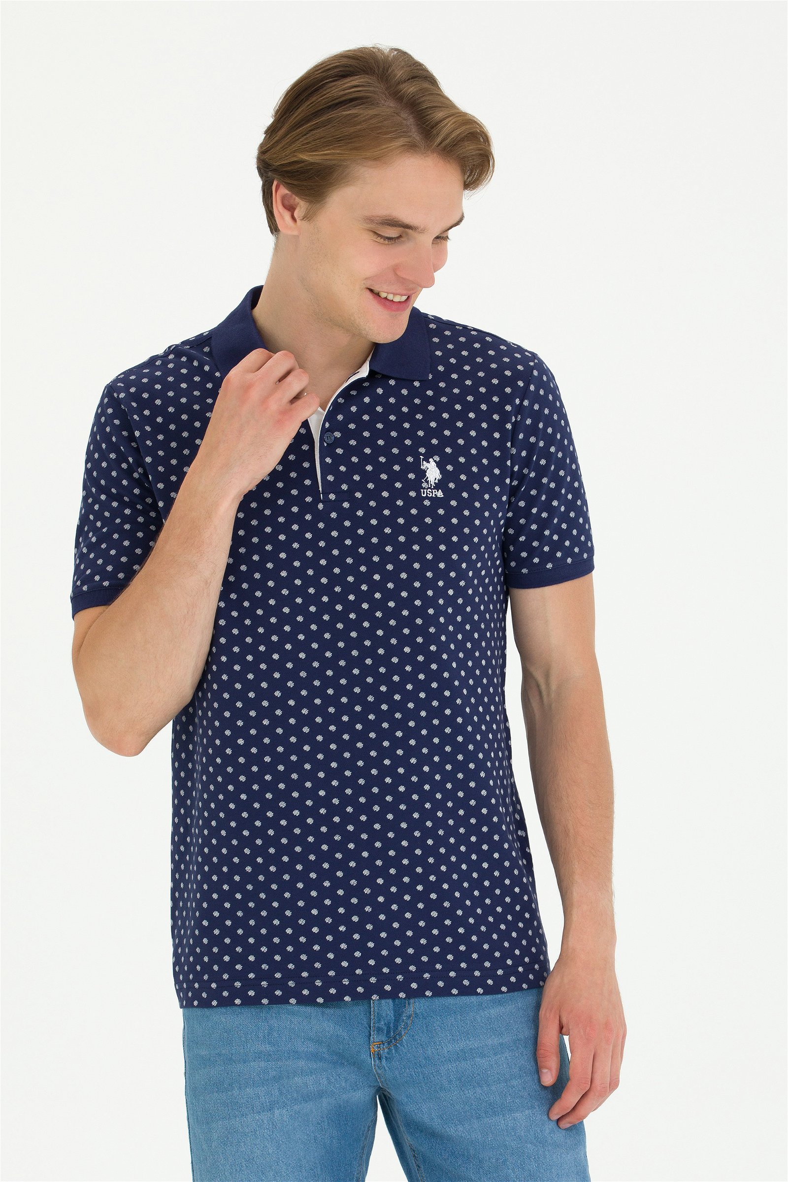 تی شرت  لاجورد  رگولار  مردانه یو اس پولو | US POLO ASSN