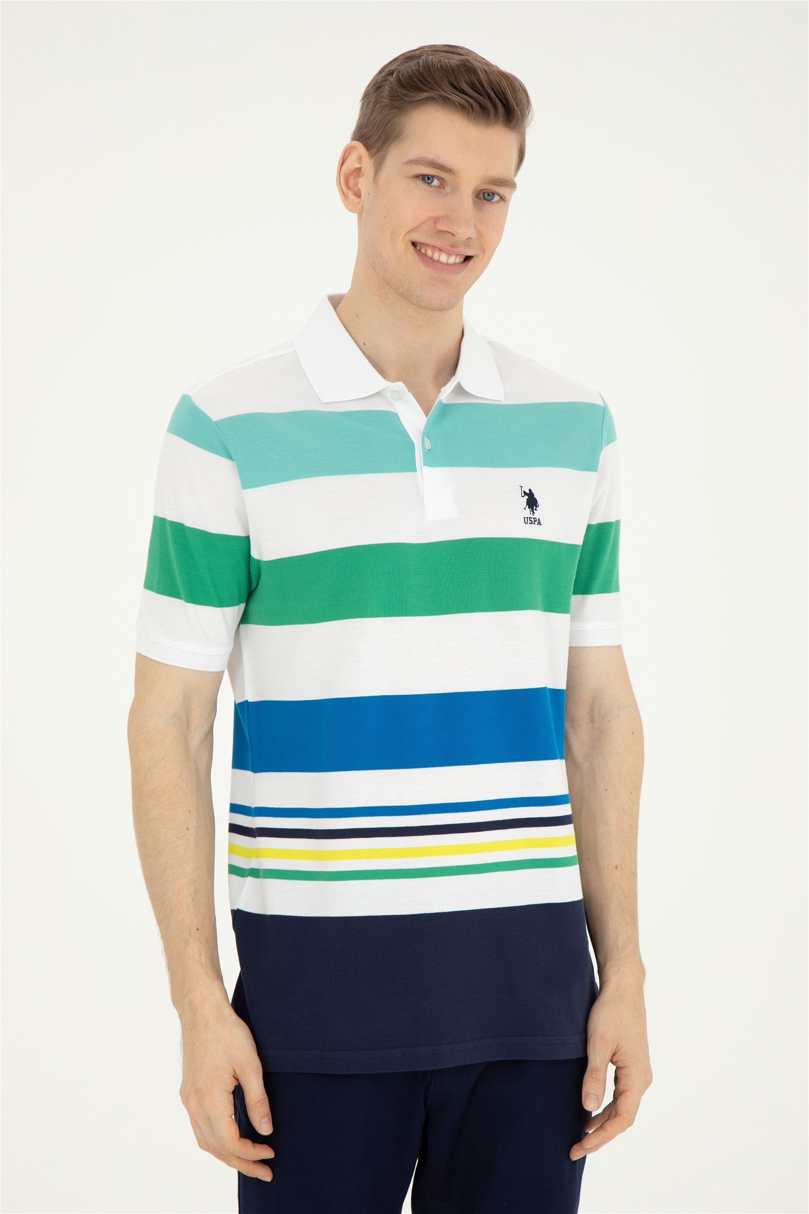 تی شرت  لاجورد  رگولار  مردانه یو اس پولو | US POLO ASSN