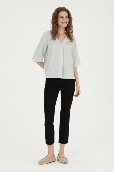 شلوار  سیاه  SLIM FLARE CROPPED  زنانه یو اس پولو | US POLO ASSN