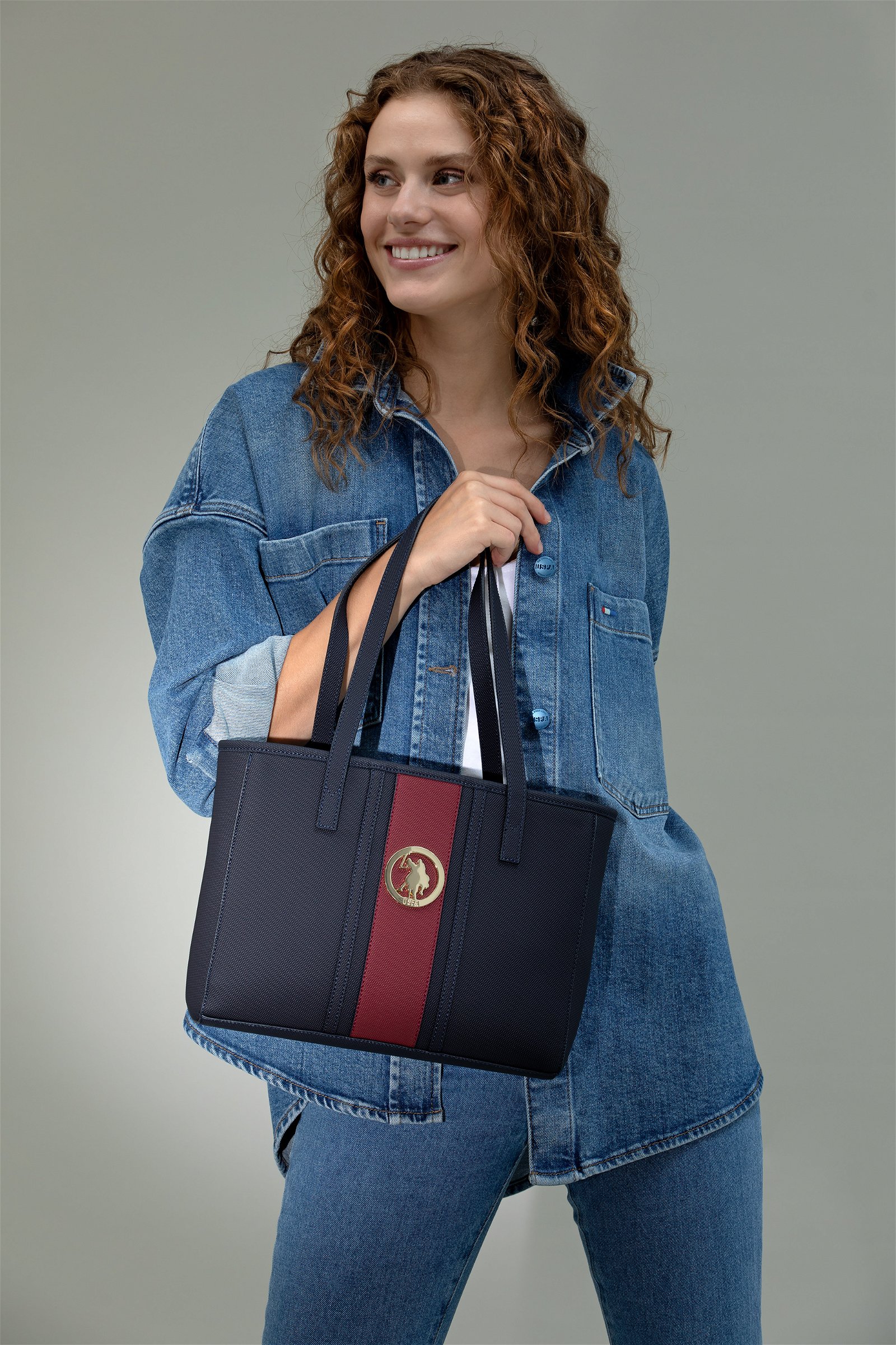 کیف  لاجورد  استاندارد فیت  زنانه یو اس پولو | US POLO ASSN
