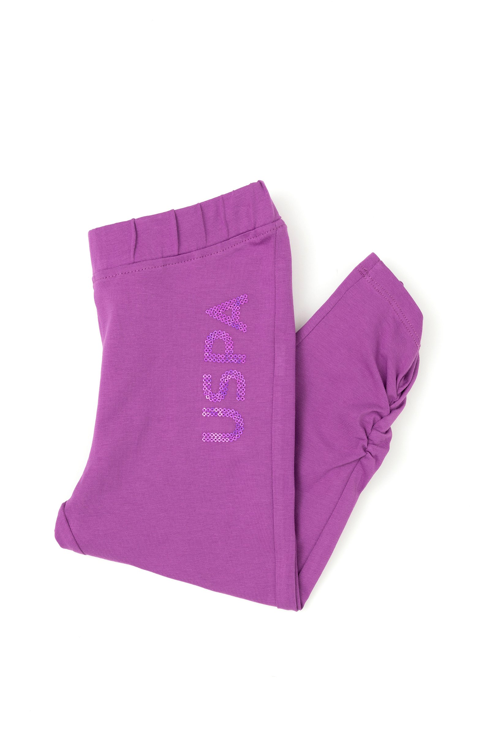 شلوار گرمکن  بنفش  Tights Fit  دخترانه یو اس پولو | US POLO ASSN