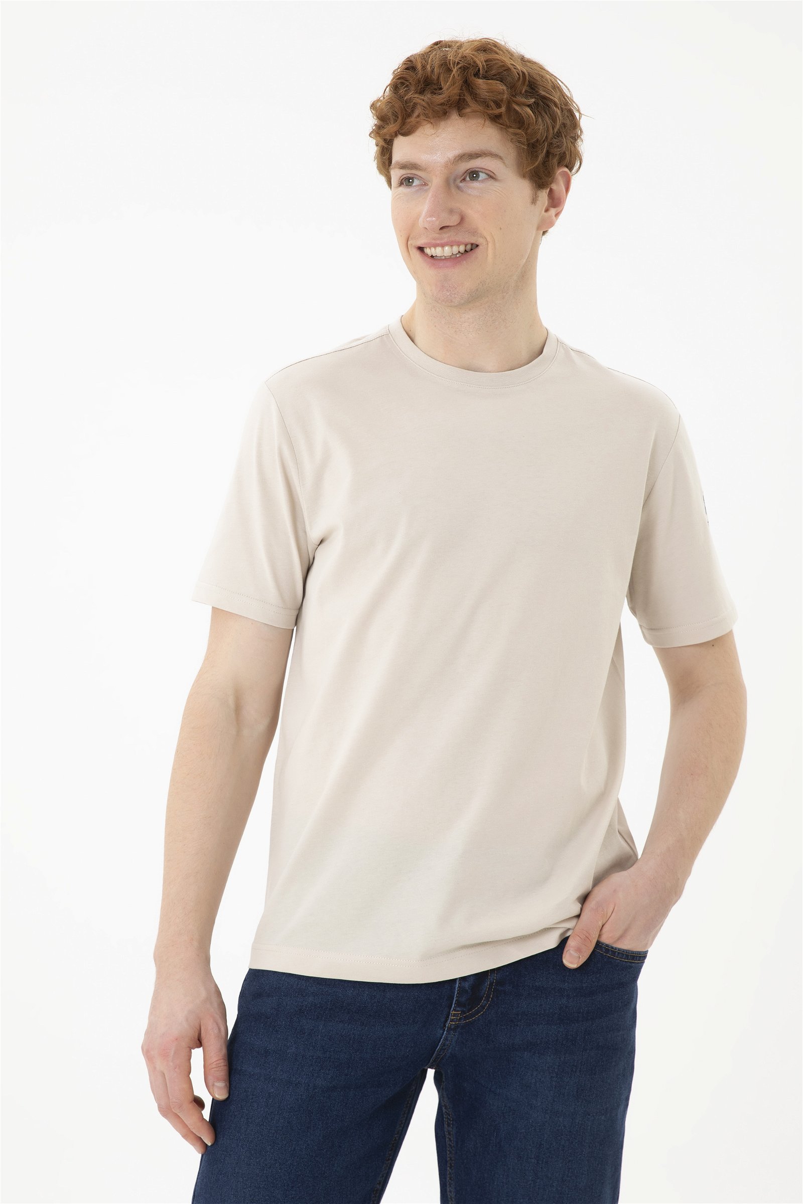 تی شرت  خاکستری  رگولار  مردانه یو اس پولو | US POLO ASSN