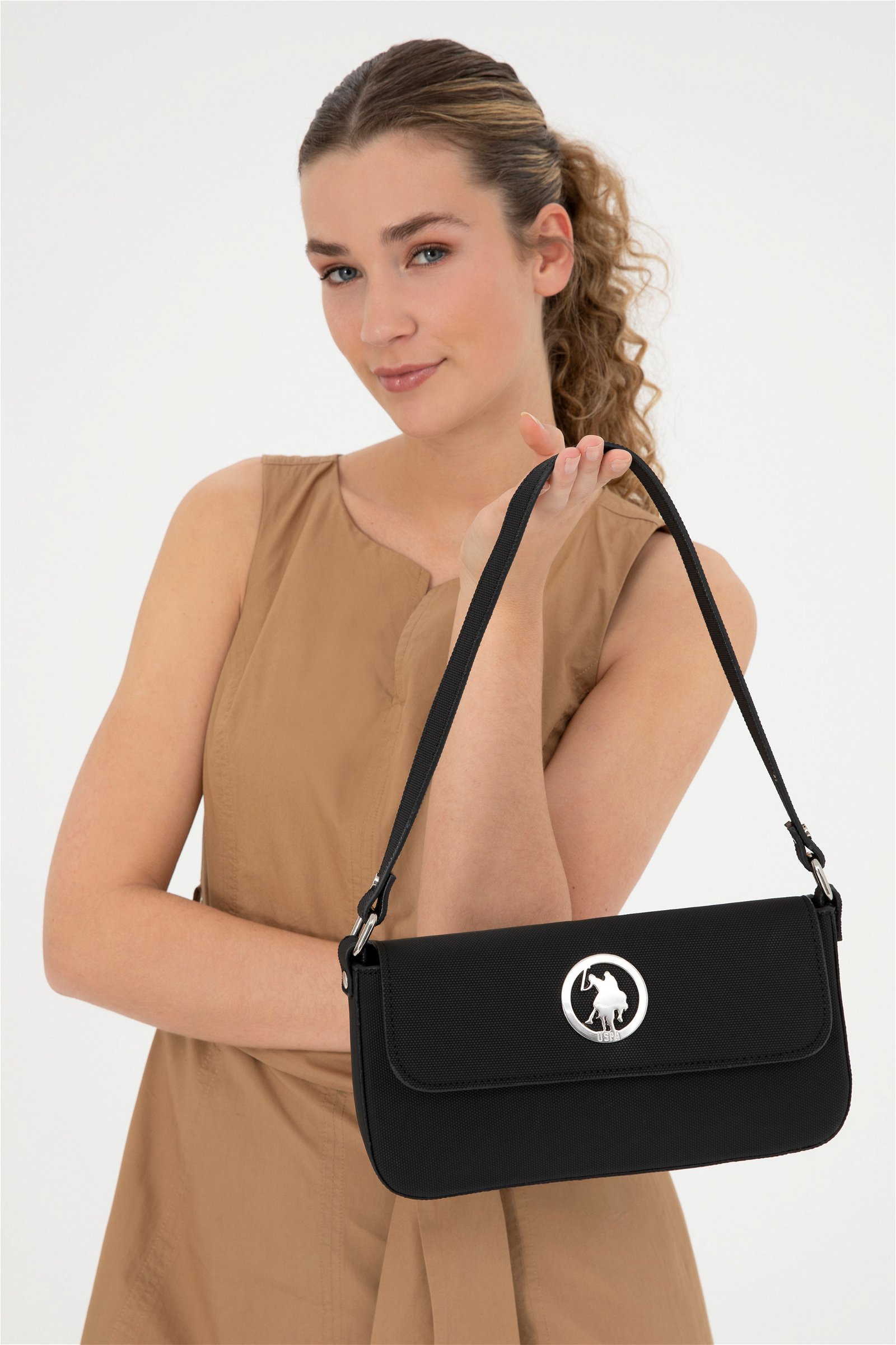 کیف  سیاه  استاندارد فیت  زنانه یو اس پولو | US POLO ASSN