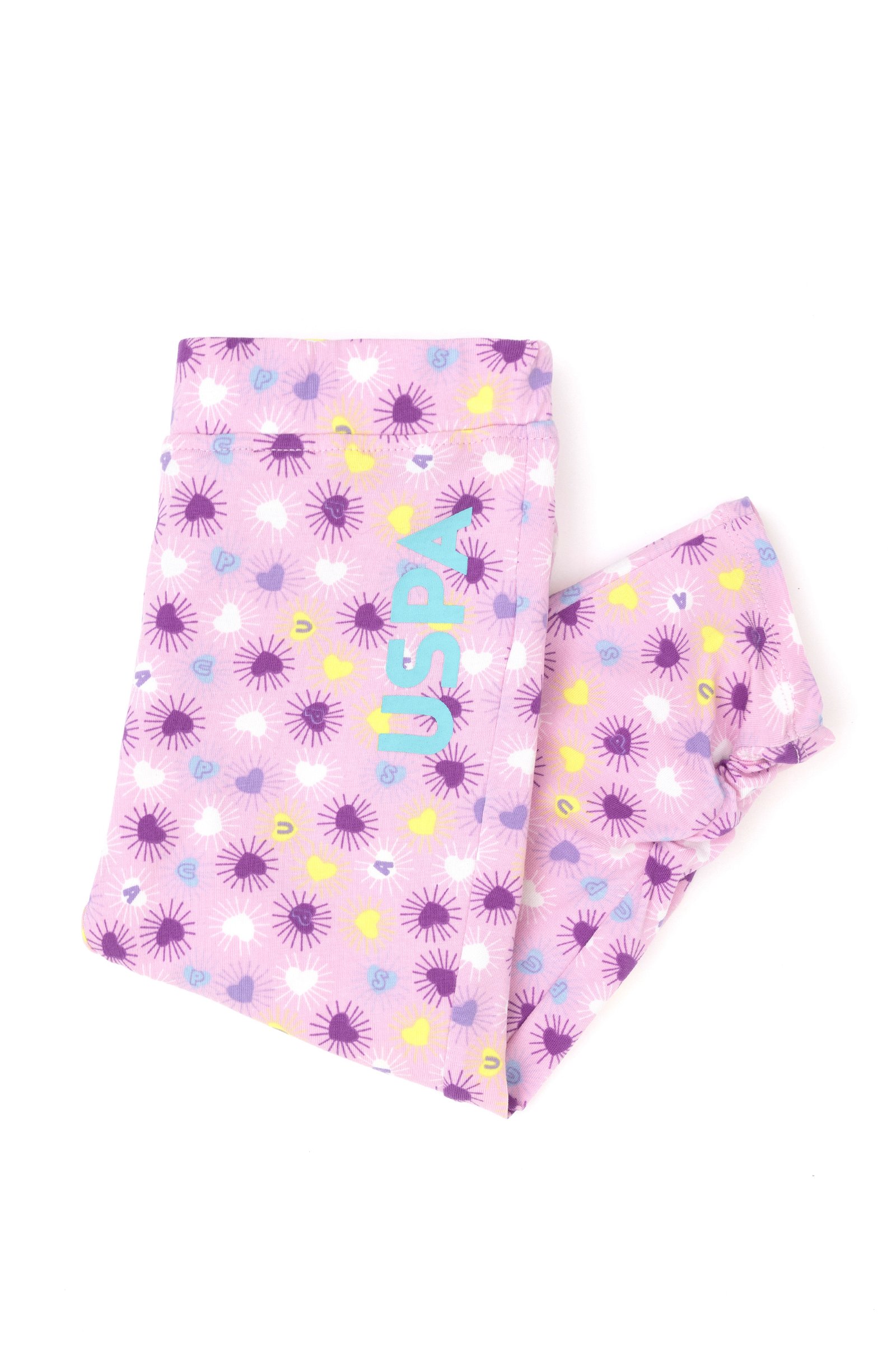 ساپورت  صورتی  Tights Fit  دخترانه یو اس پولو | US POLO ASSN