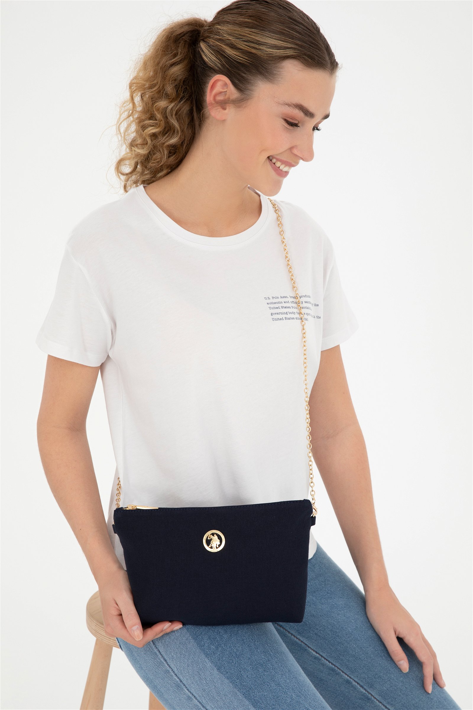 کیف  لاجورد  استاندارد فیت  زنانه یو اس پولو | US POLO ASSN