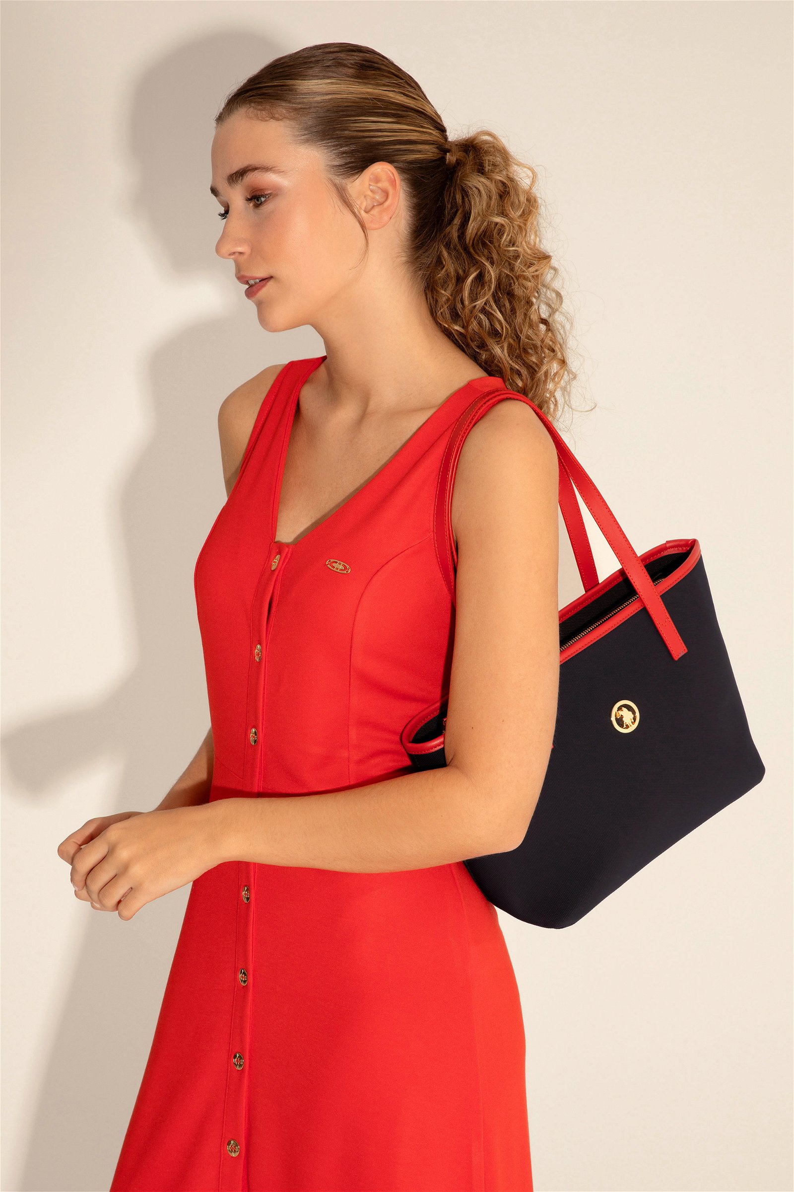 کیف  لاجورد  استاندارد فیت  زنانه یو اس پولو | US POLO ASSN