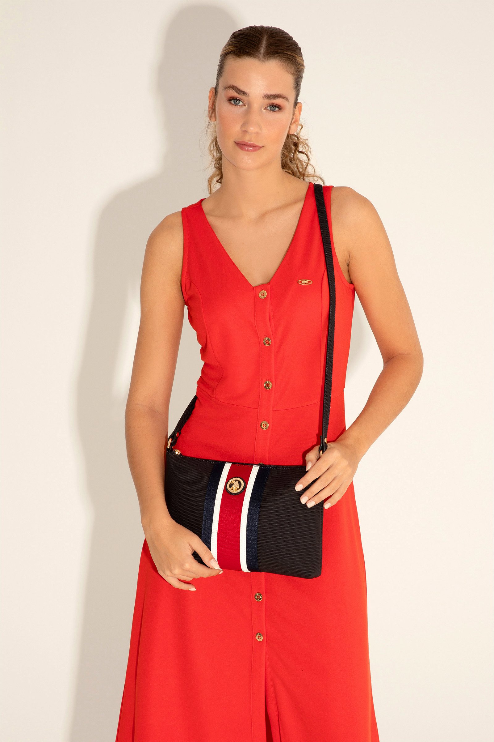 کیف  لاجورد  استاندارد فیت  زنانه یو اس پولو | US POLO ASSN
