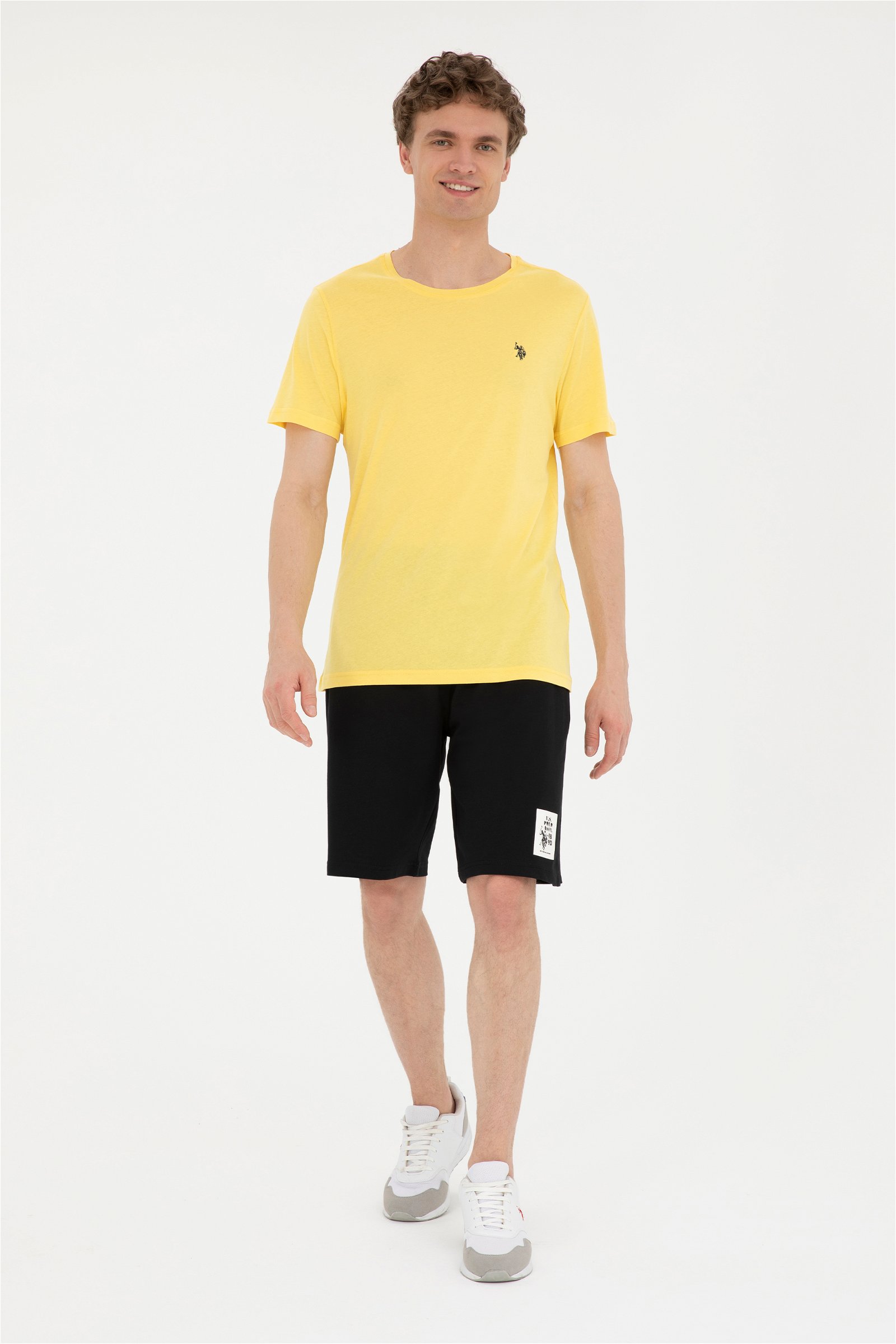 شلوارک  سیاه  ریلکس  مردانه یو اس پولو | US POLO ASSN