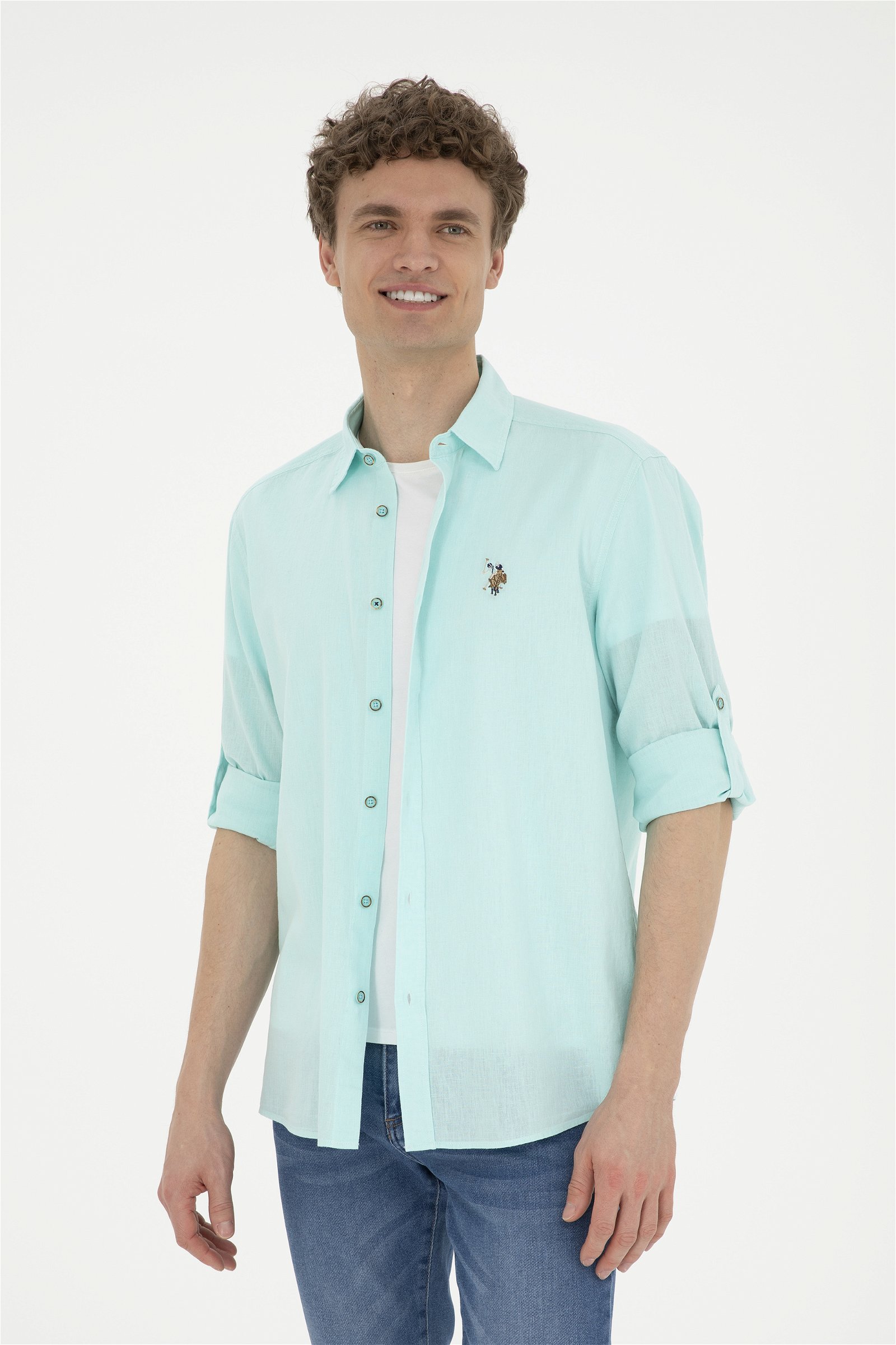 پیراهن  مرده  ریلکس  مردانه یو اس پولو | US POLO ASSN