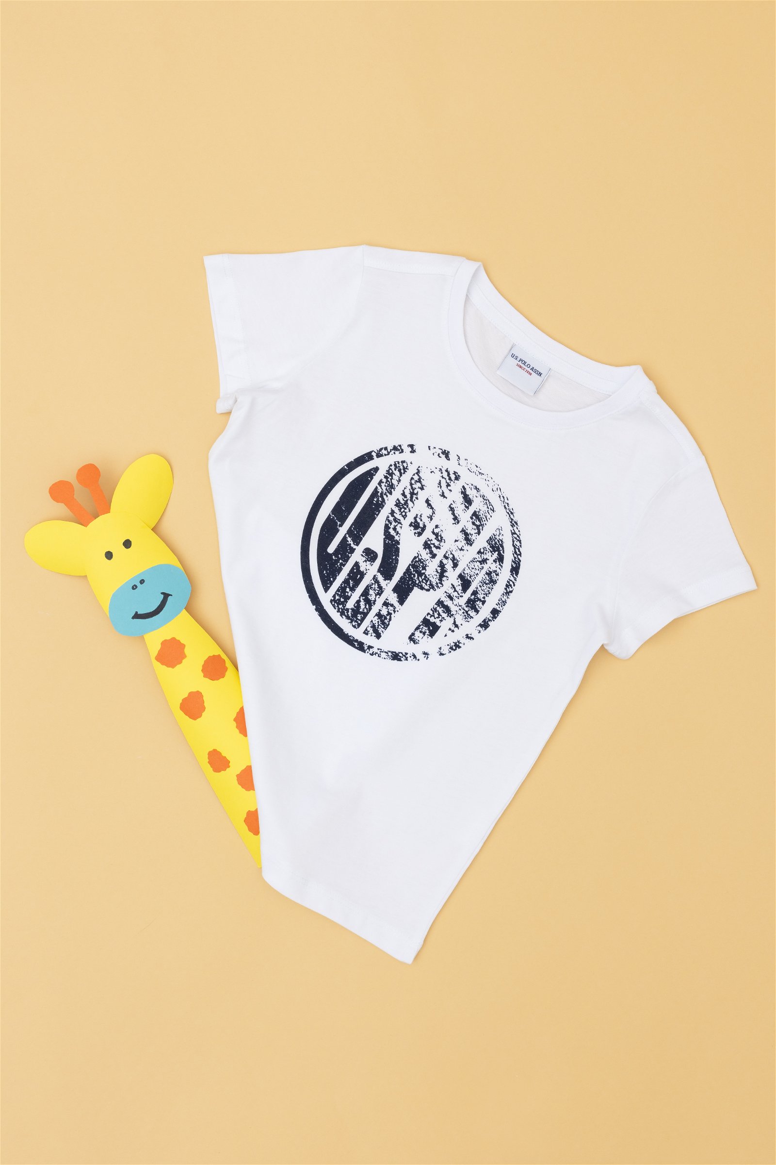 تی شرت  سفید  رگولار  پسرانه یو اس پولو | US POLO ASSN