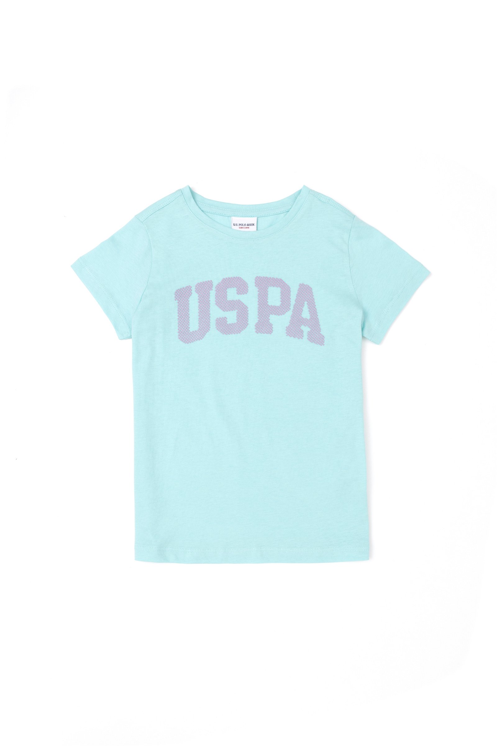 تی شرت یقه گرد مرده  اندامی  دخترانه یو اس پولو | US POLO ASSN