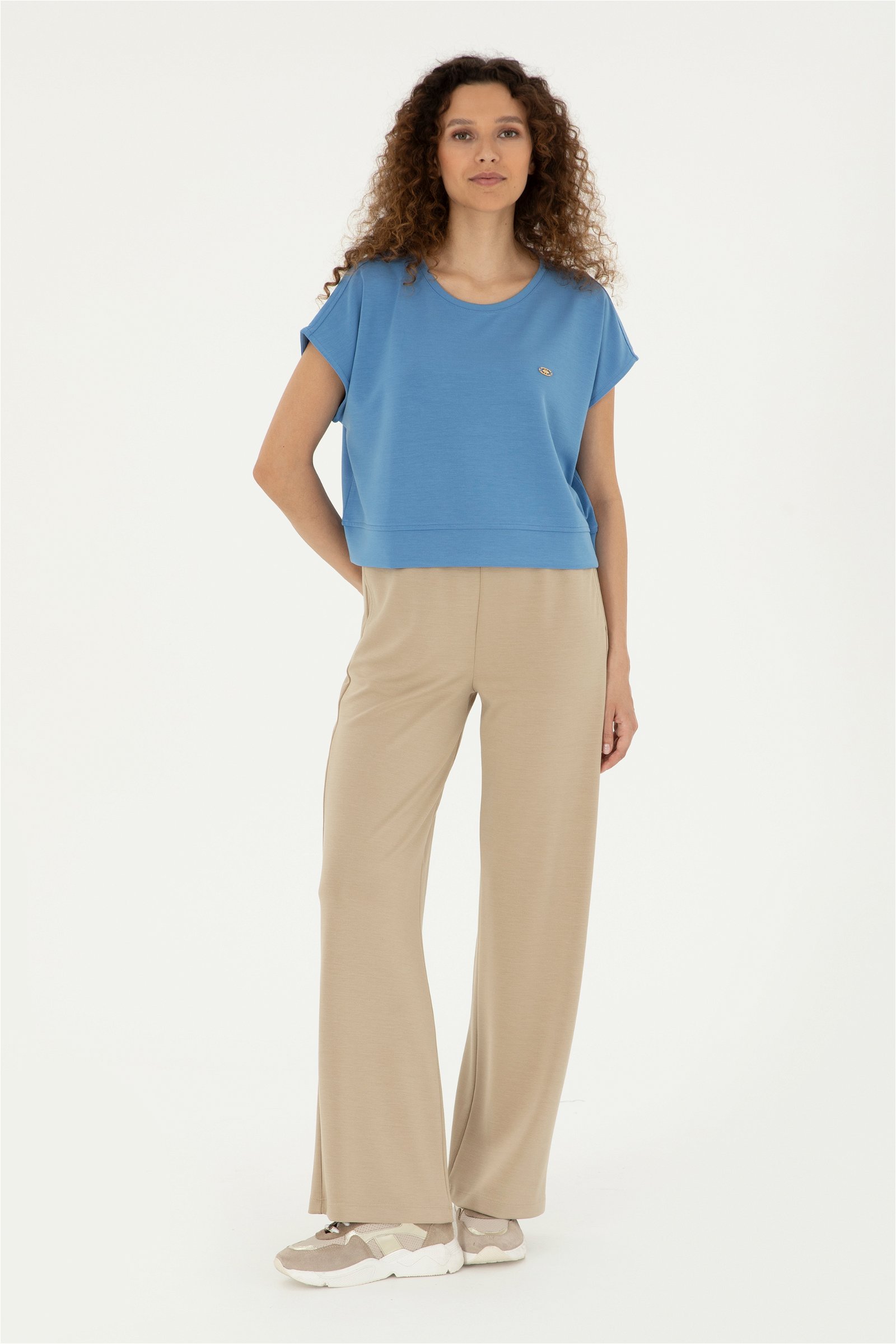 شلوار گرمکن  خاکی روشن  Loose  زنانه یو اس پولو | US POLO ASSN