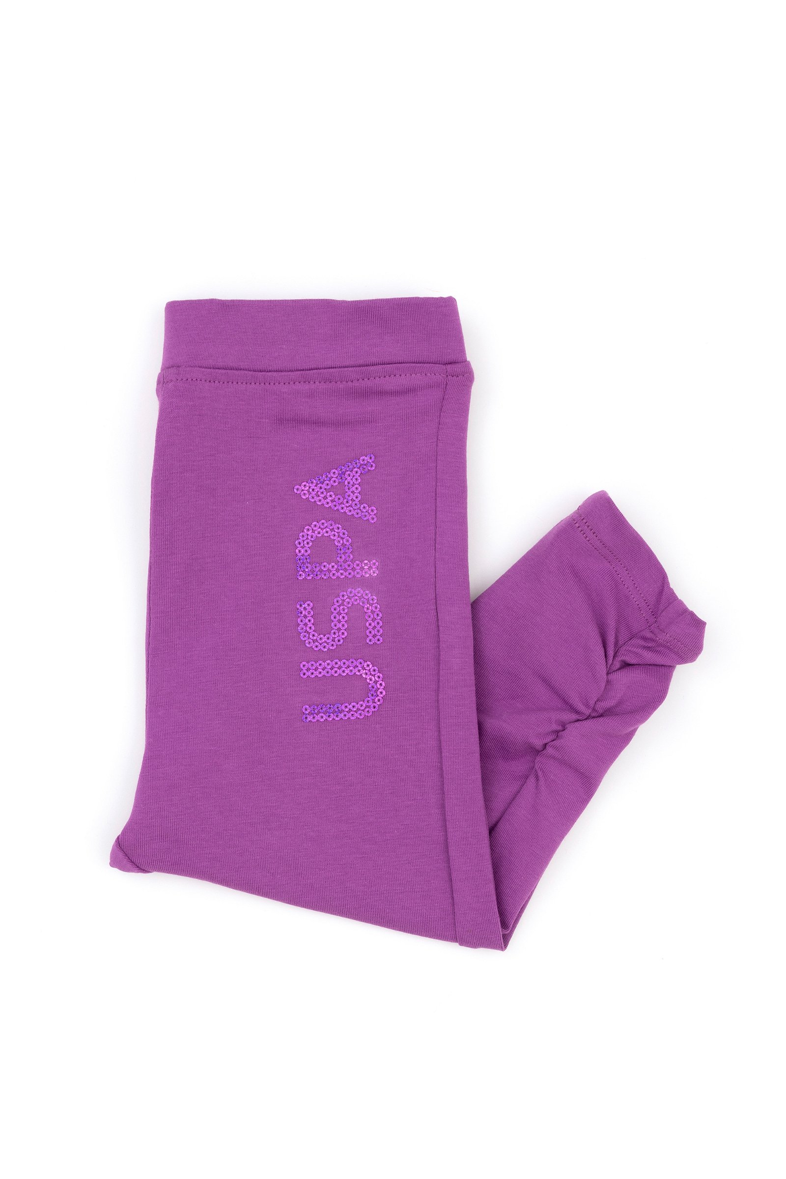 شلوار گرمکن  بنفش  Tights Fit  دخترانه یو اس پولو | US POLO ASSN