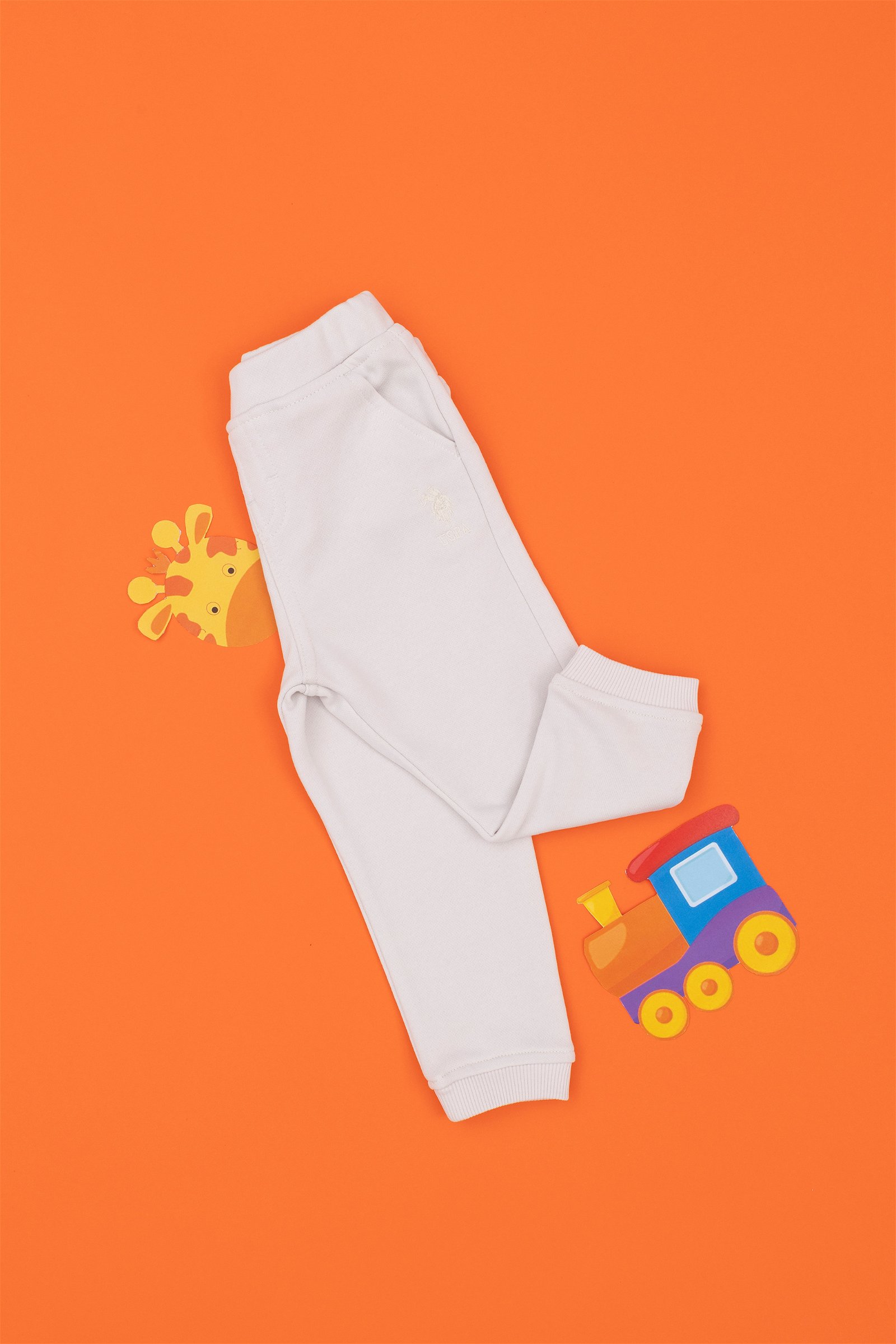 شلوار گرمکن  خاکستری  استاندارد فیت  پسرانه یو اس پولو | US POLO ASSN
