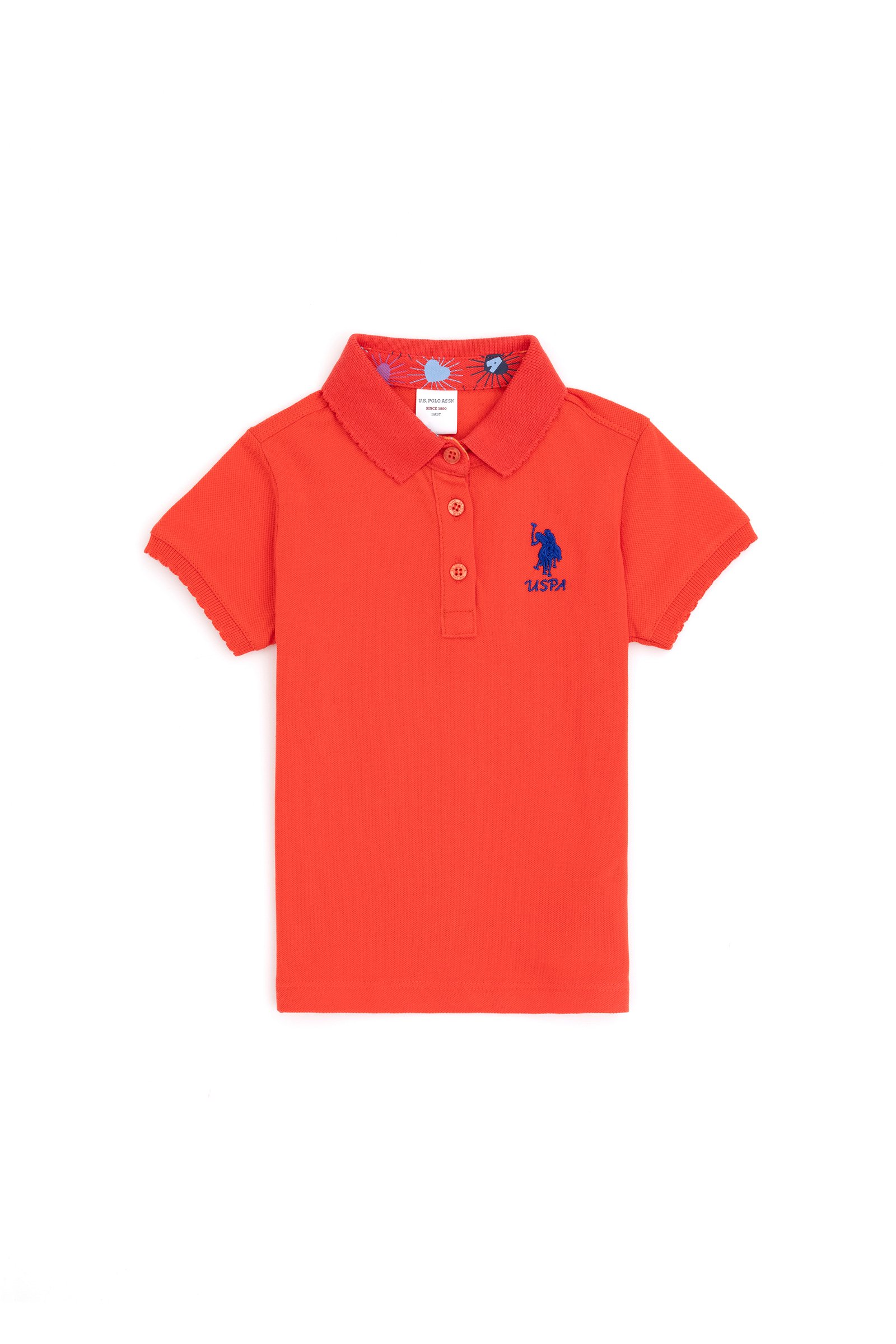 تی شرت  قرمز  استاندارد فیت  دخترانه یو اس پولو | US POLO ASSN