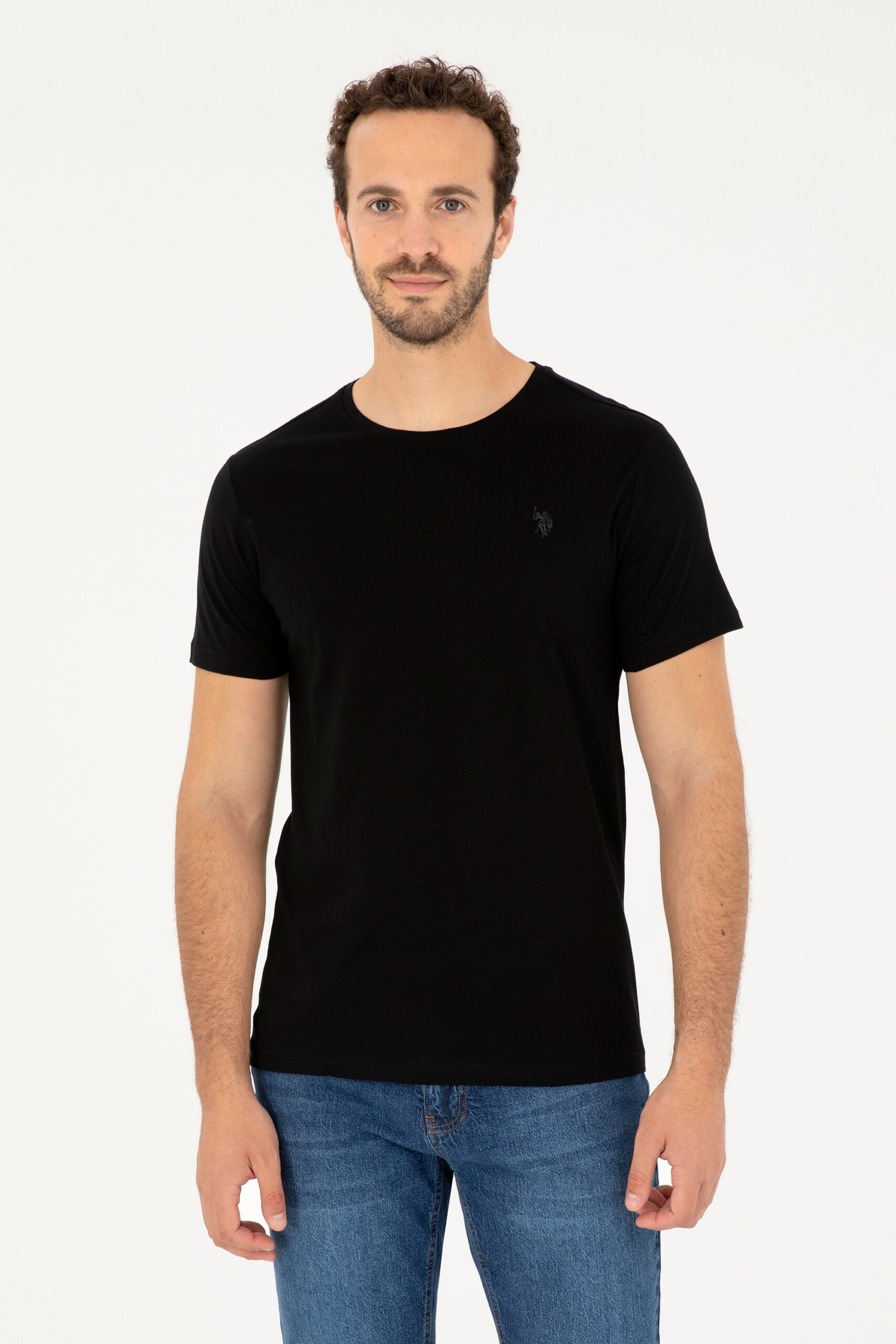 تی شرت  سیاه  رگولار  مردانه یو اس پولو | US POLO ASSN