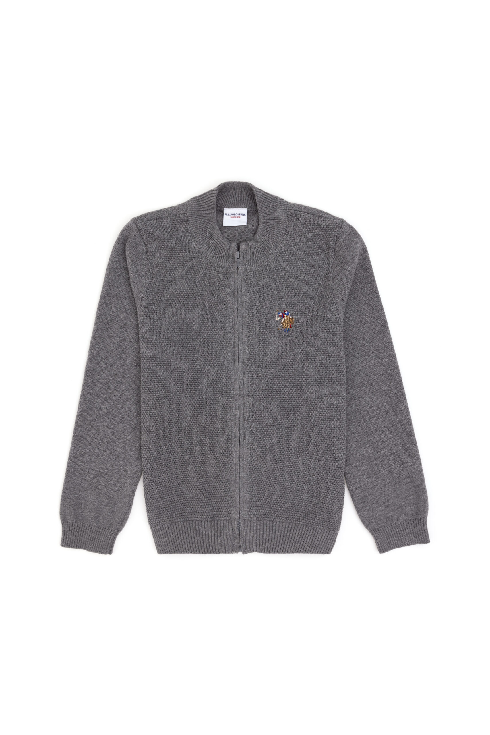 پالتو  خاکستری ملانژ  اندامی  پسرانه یو اس پولو | US POLO ASSN