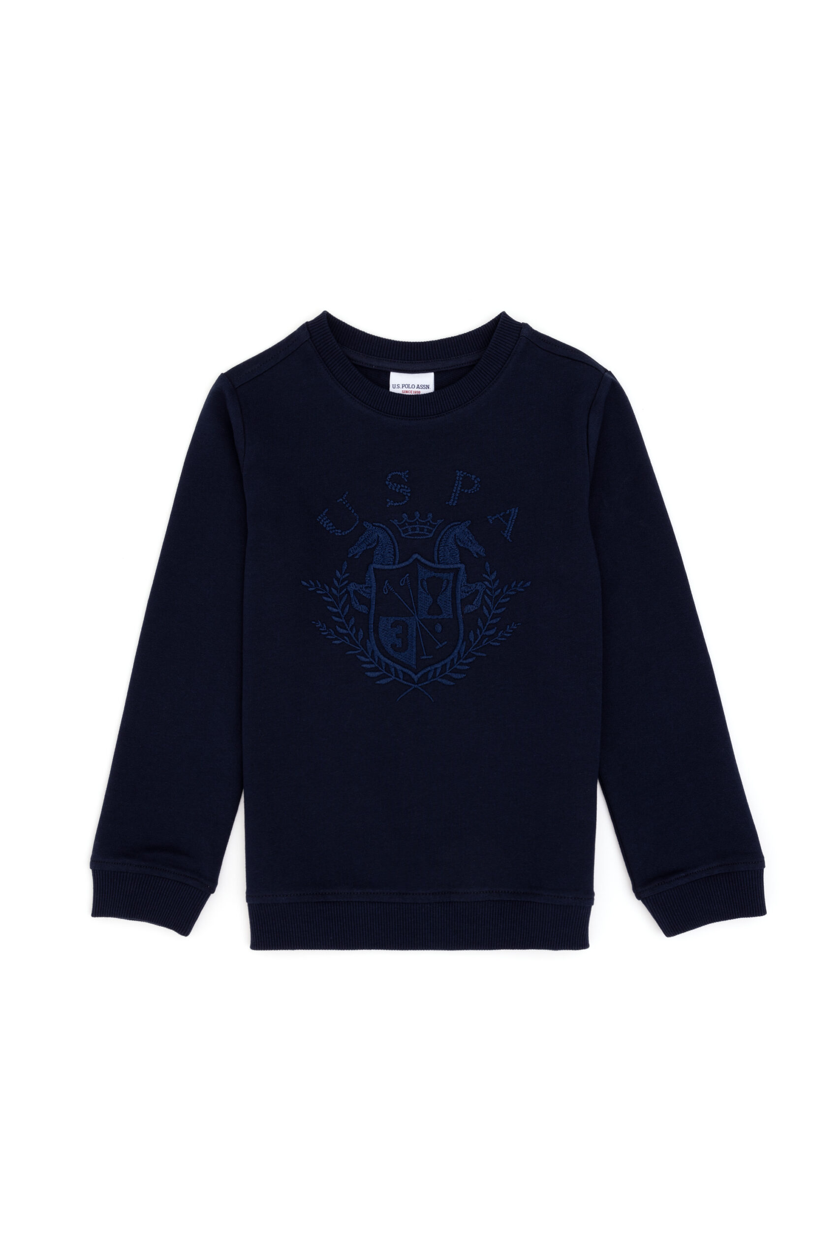 شلوار جین یقه گرد لاجورد  استاندارد فیت آستین بلند پسرانه یو اس پولو | US POLO ASSN