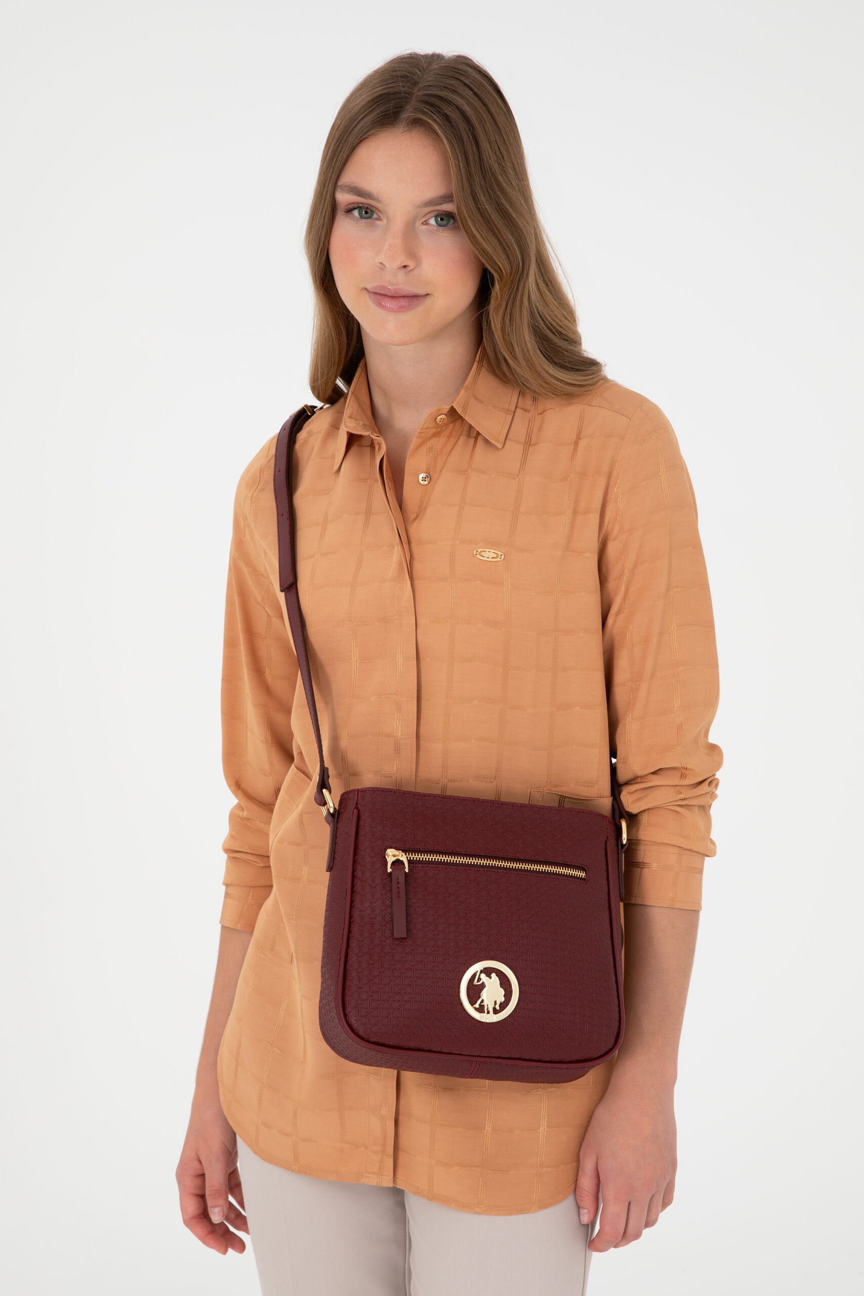 کیف  بورگاندی  استاندارد فیت  زنانه یو اس پولو | US POLO ASSN