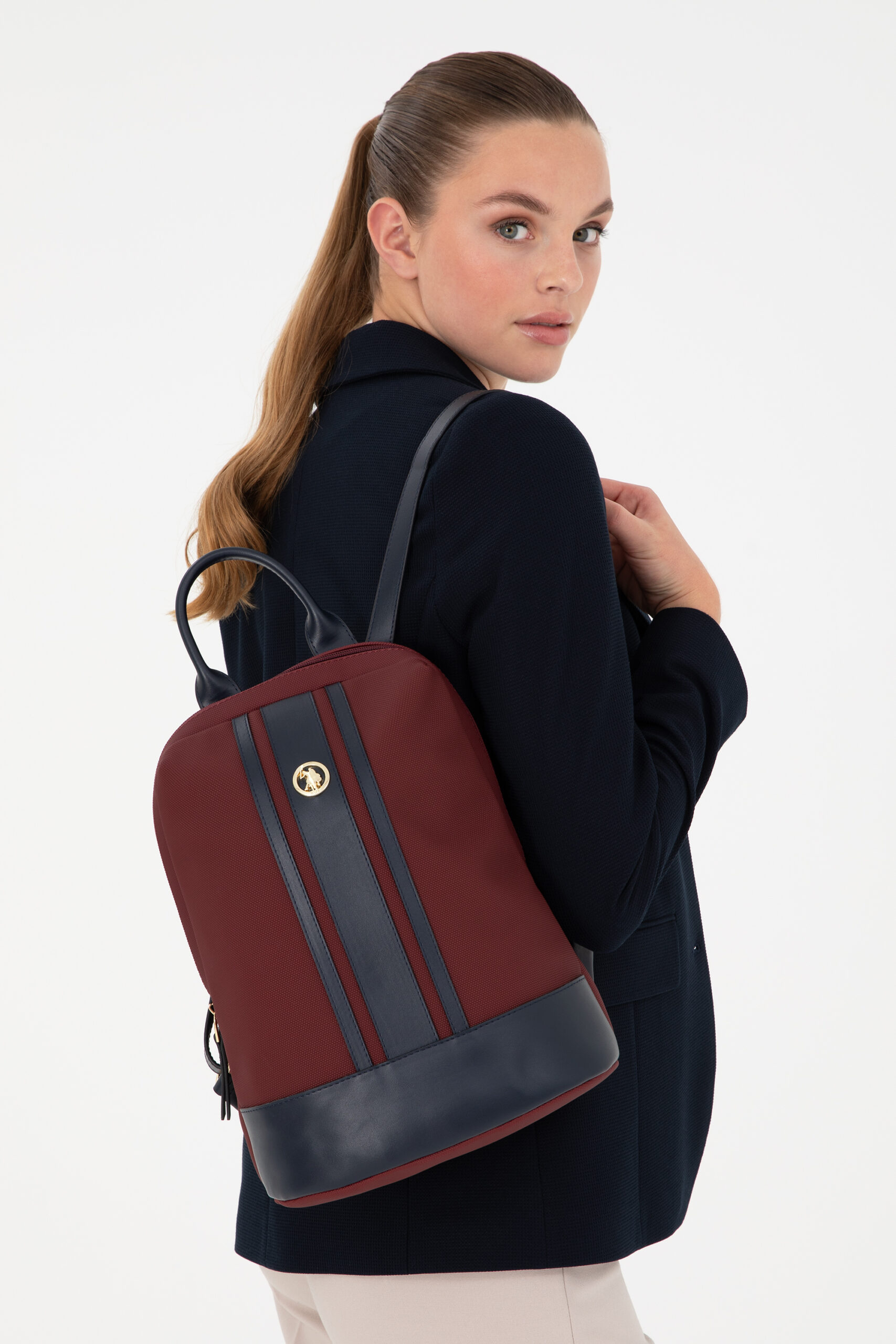 کوله پشتی  بورگاندی  استاندارد فیت  زنانه یو اس پولو | US POLO ASSN