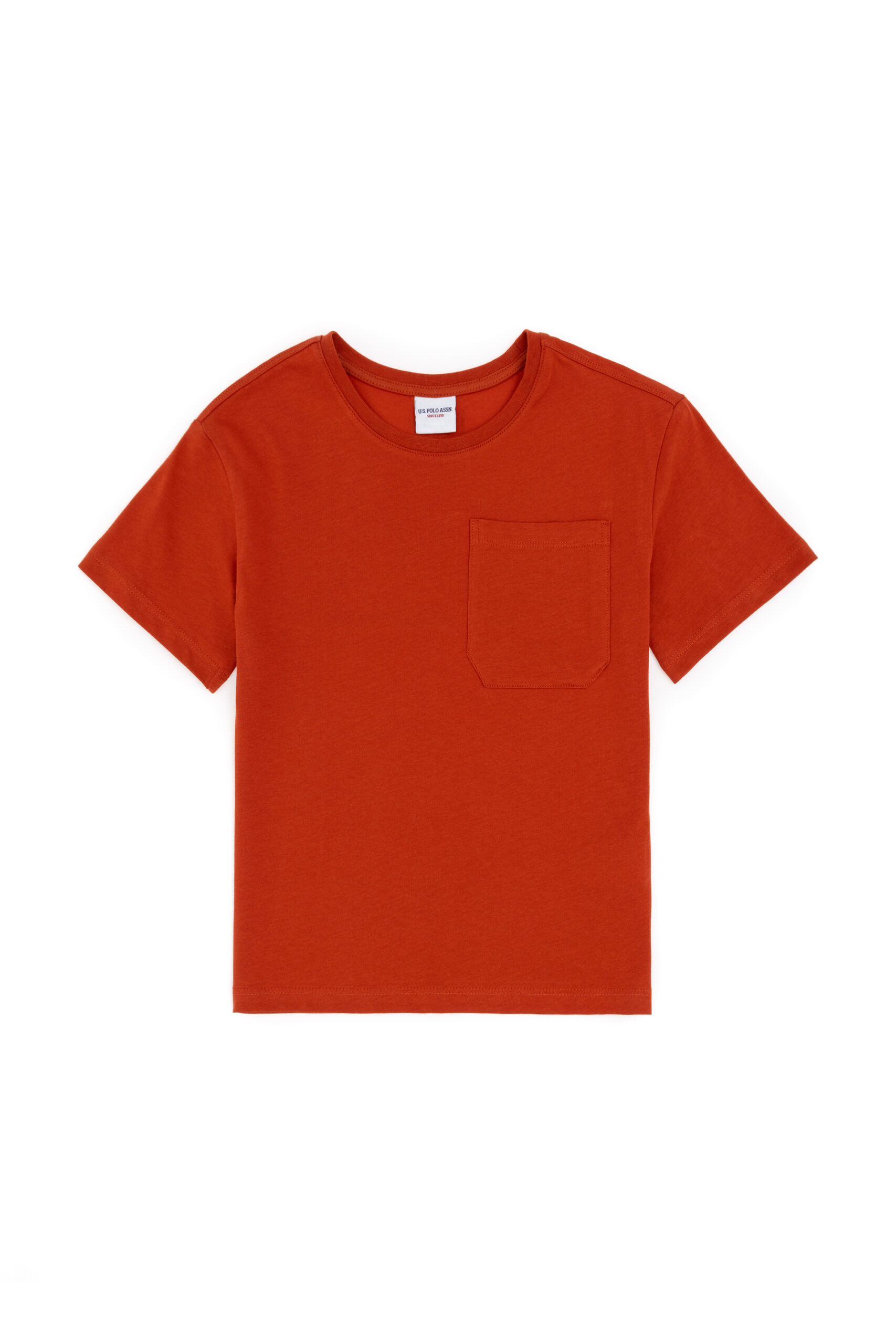 تی شرت  آجری  ریلکس  پسرانه یو اس پولو | US POLO ASSN
