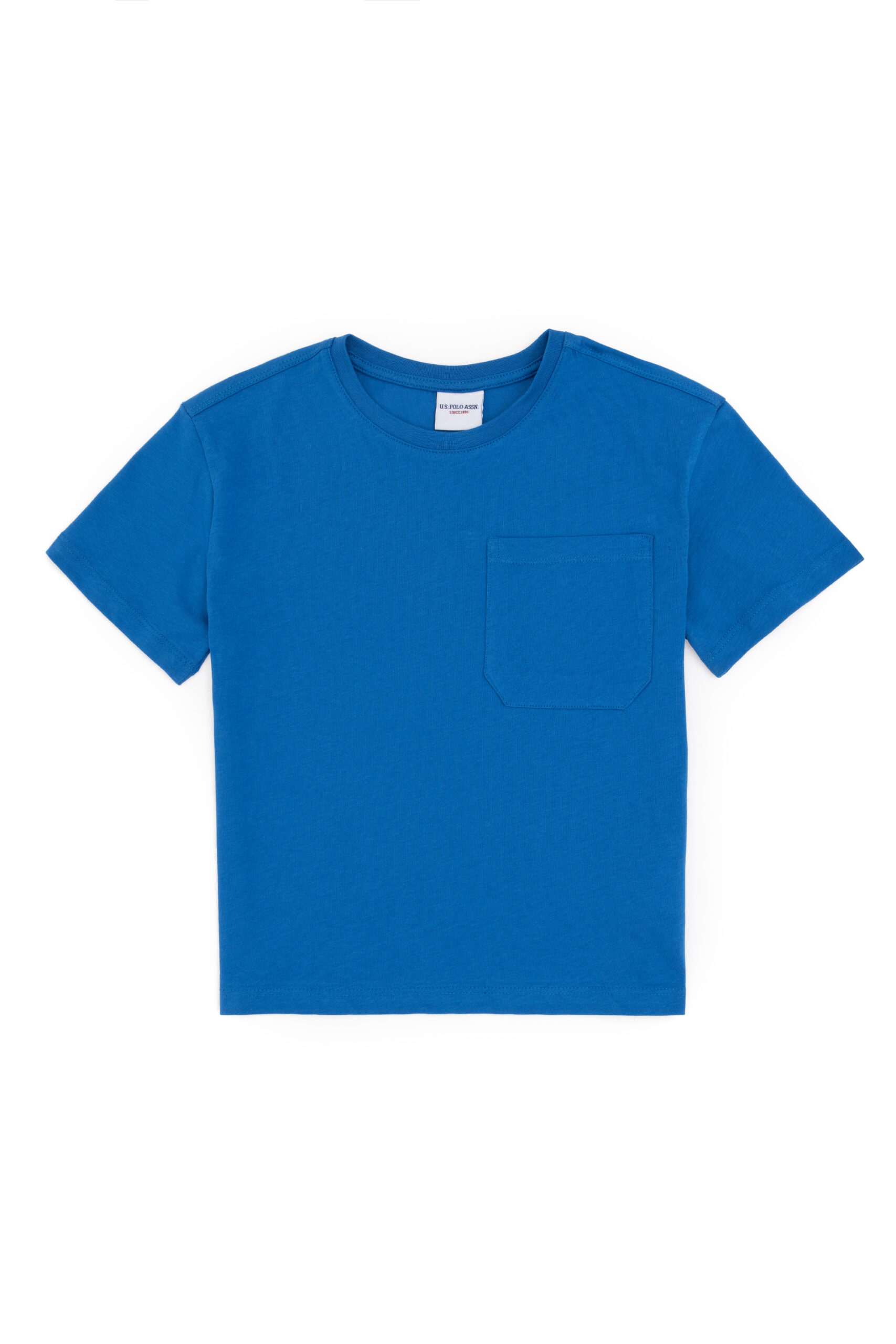 تی شرت  آبی کوبالت  ریلکس  پسرانه یو اس پولو | US POLO ASSN