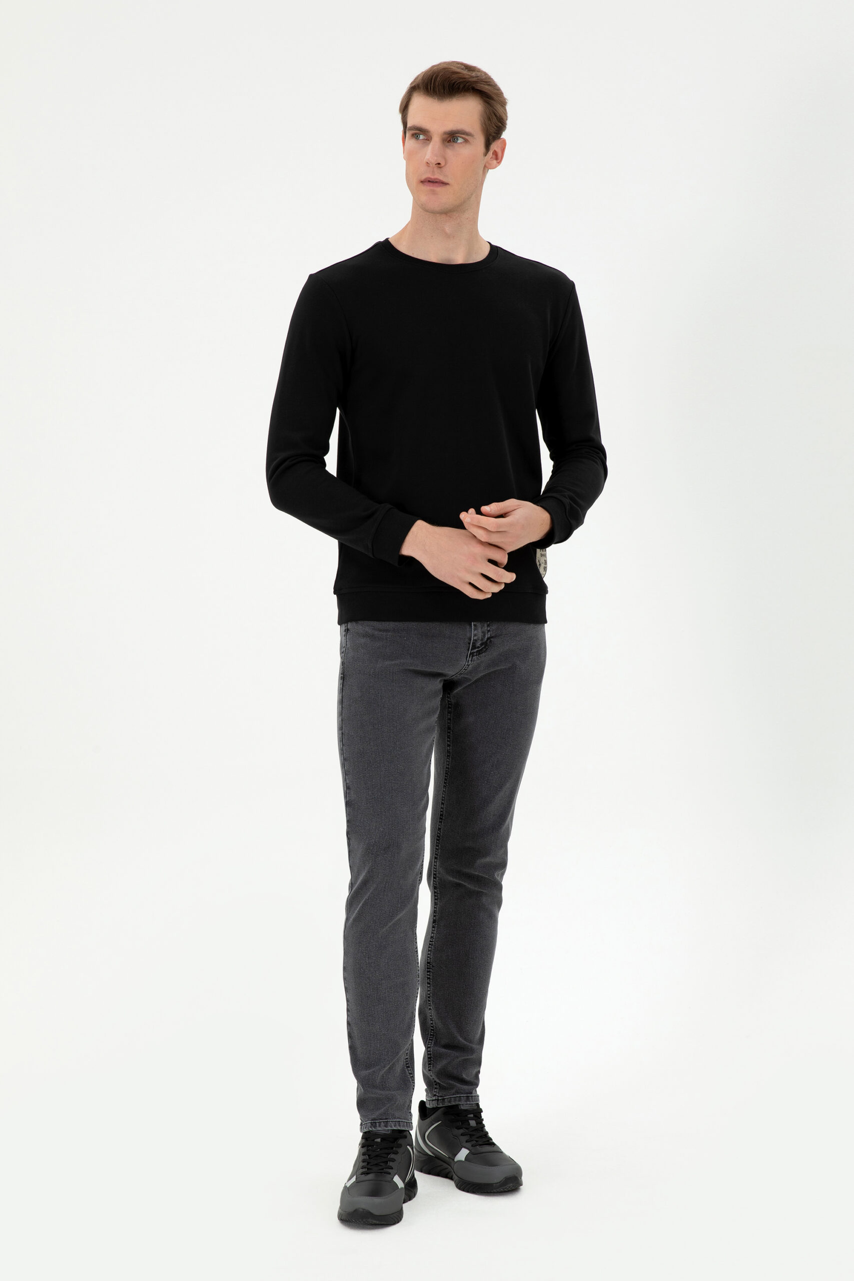 شلوار جین  خاکستری  اندامی  مردانه یو اس پولو | US POLO ASSN