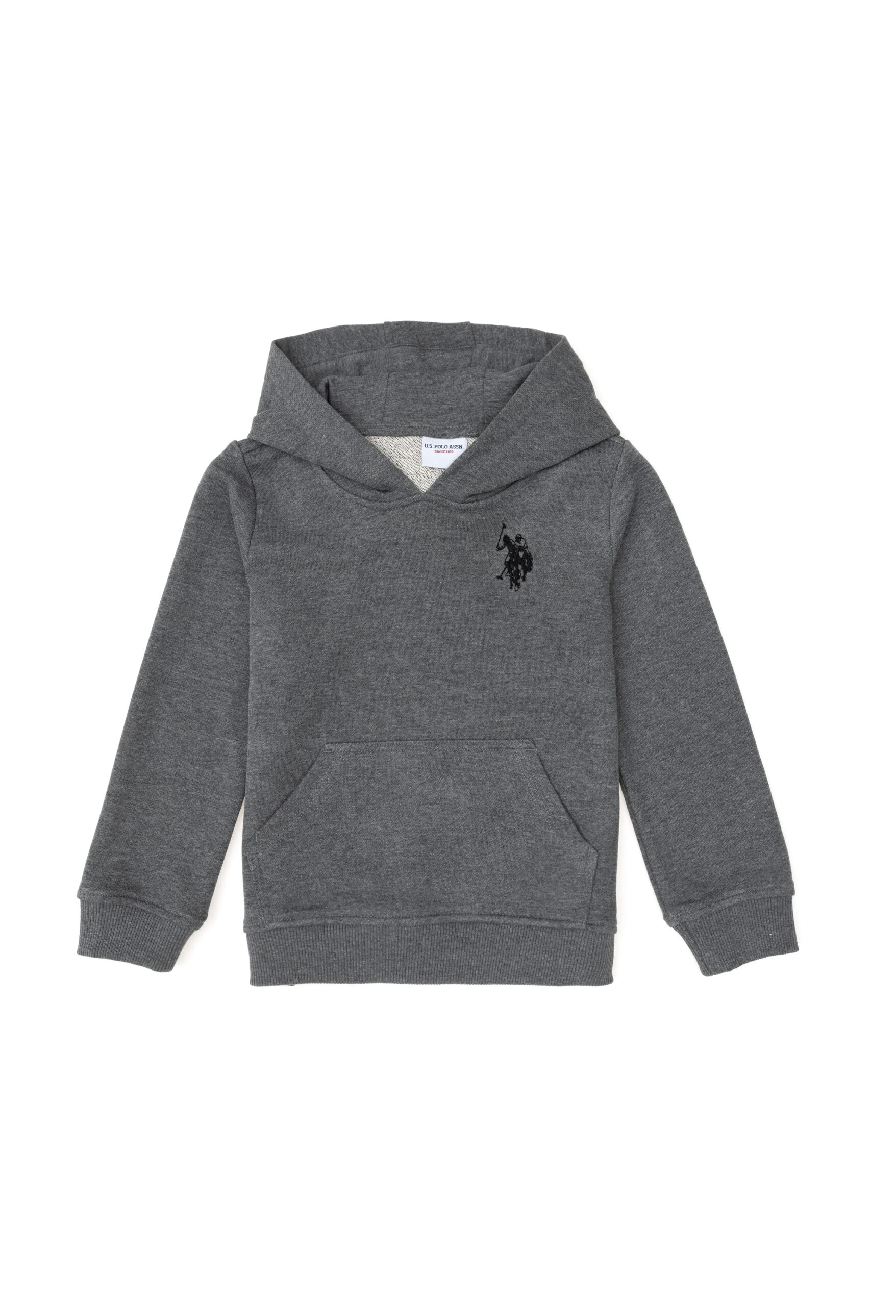 سویشرت  زغالی ملانژ  رگولار  پسرانه یو اس پولو | US POLO ASSN