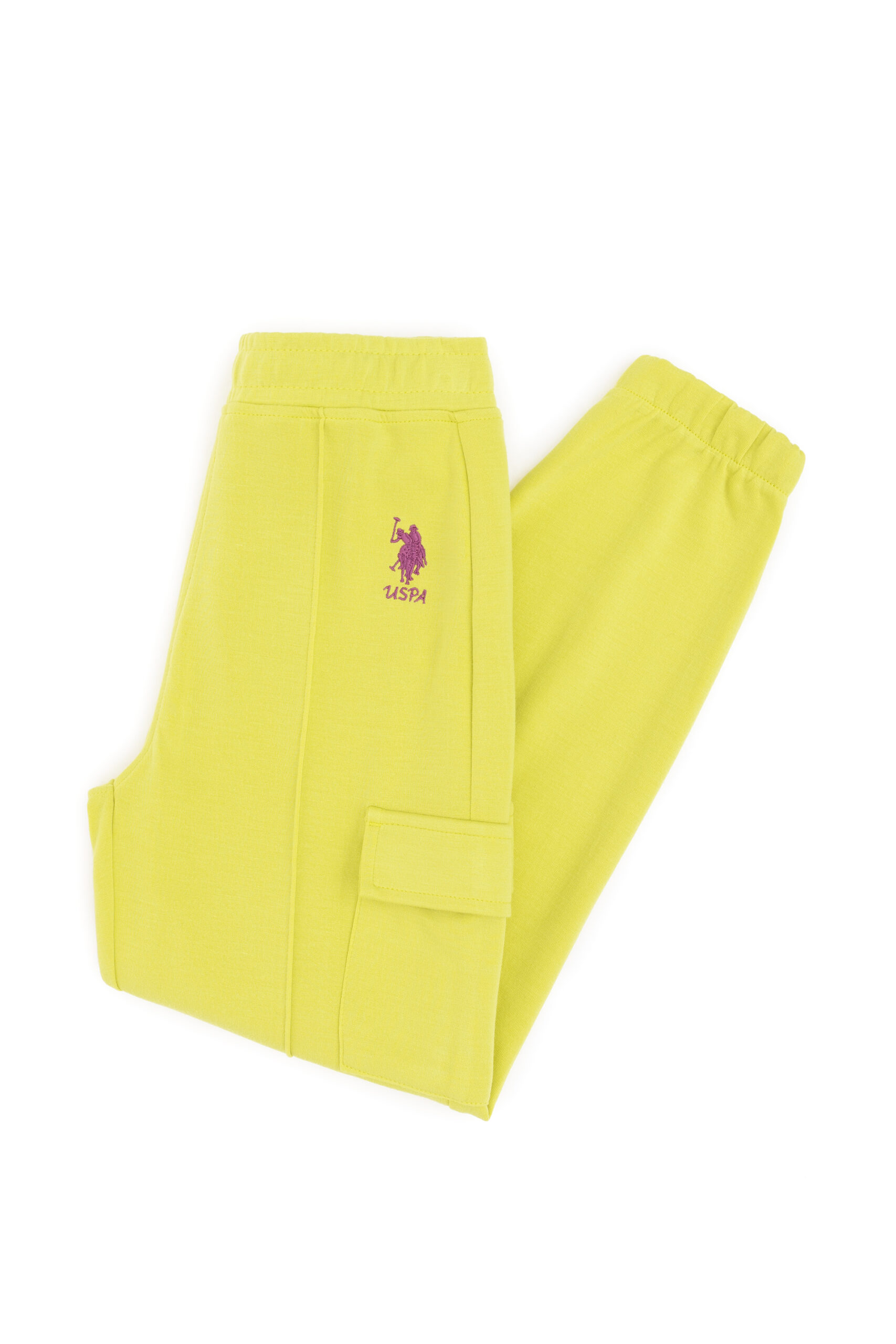 شلوار گرمکن  سبز پسته ای  هویجی  دخترانه یو اس پولو | US POLO ASSN