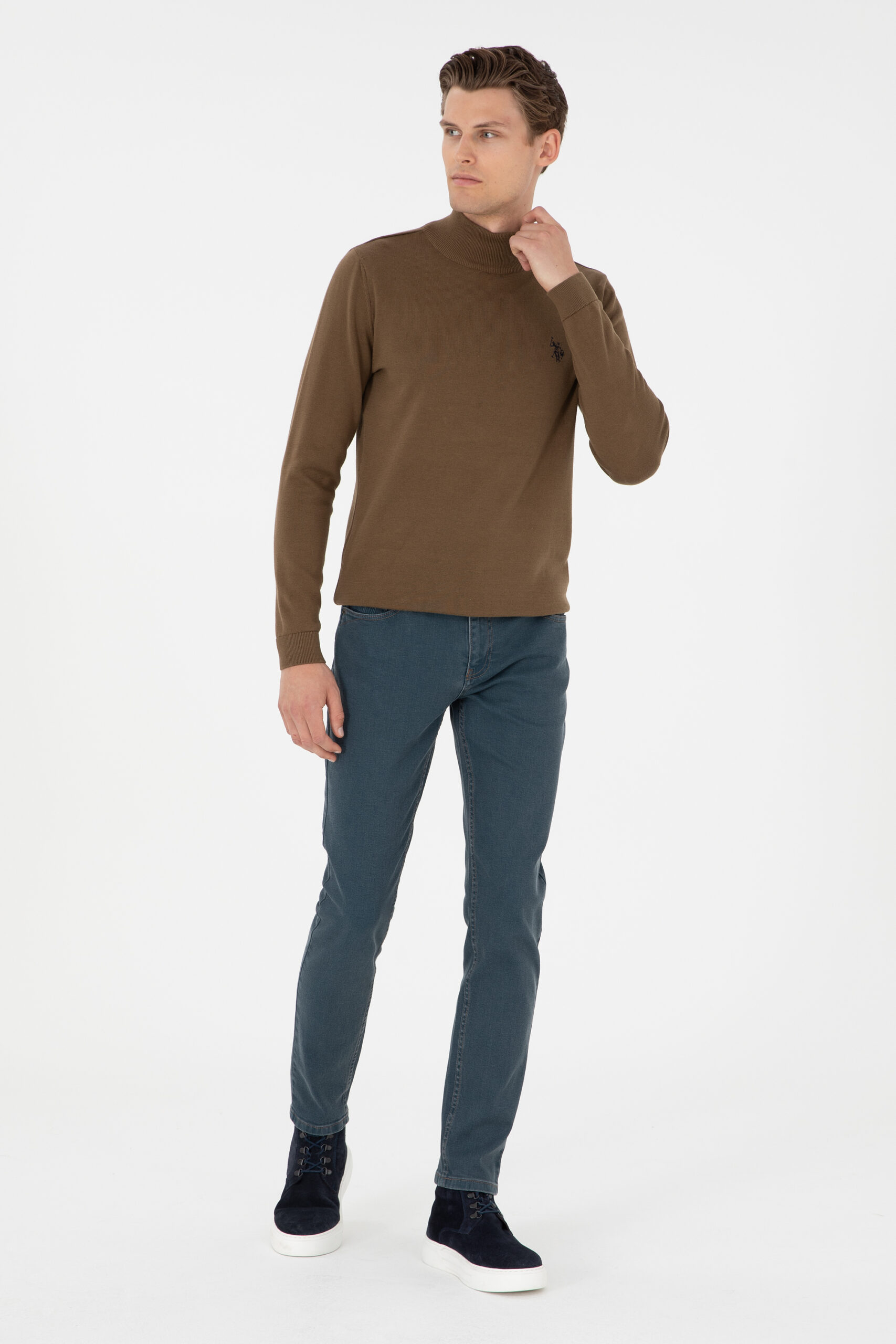 شلوار جین  سبز  اندامی  مردانه یو اس پولو | US POLO ASSN