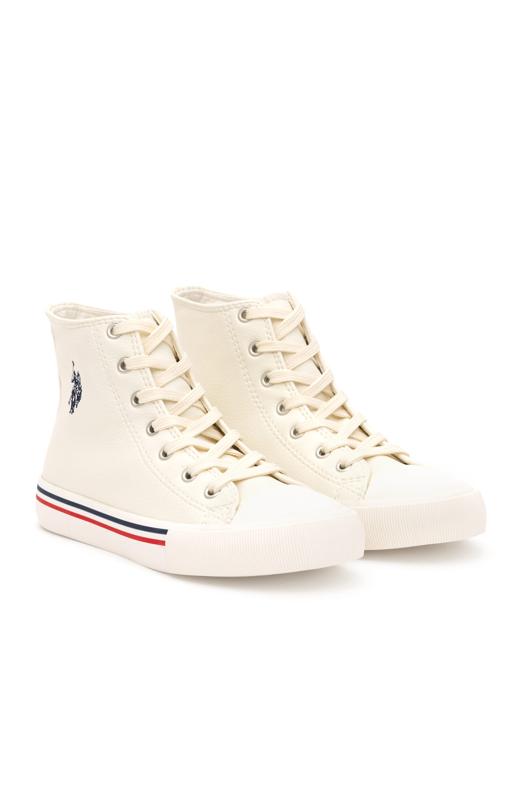 کفش ورزشی  سفید  استاندارد فیت  زنانه یو اس پولو | US POLO ASSN