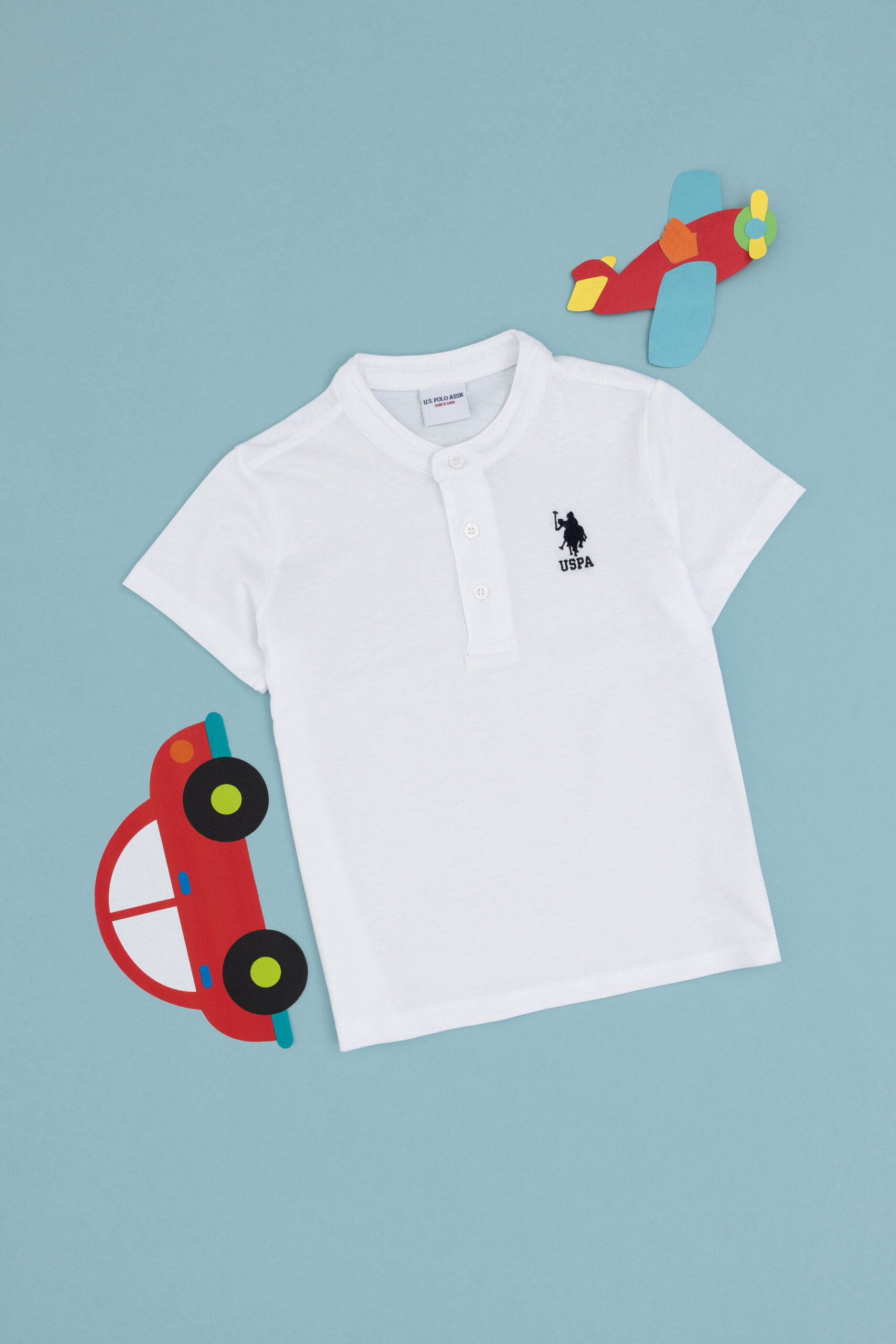 تی شرت  سفید  رگولار  پسرانه یو اس پولو | US POLO ASSN