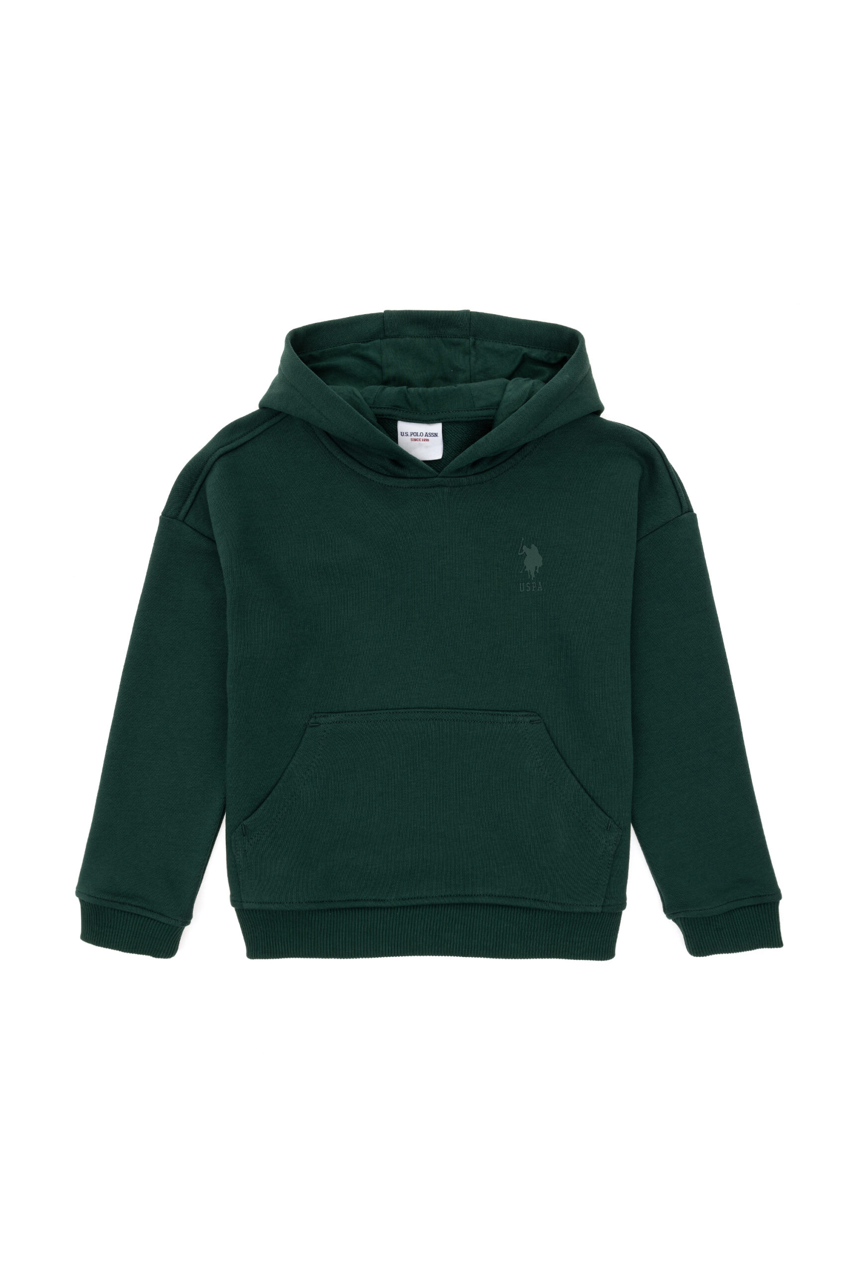 سویشرت هودی  سبز تیره  ریلکس  پسرانه یو اس پولو | US POLO ASSN