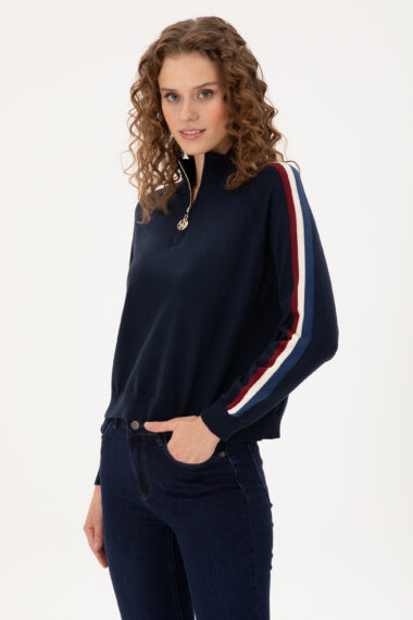 بافت  لاجورد  Crop Top  زنانه یو اس پولو | US POLO ASSN