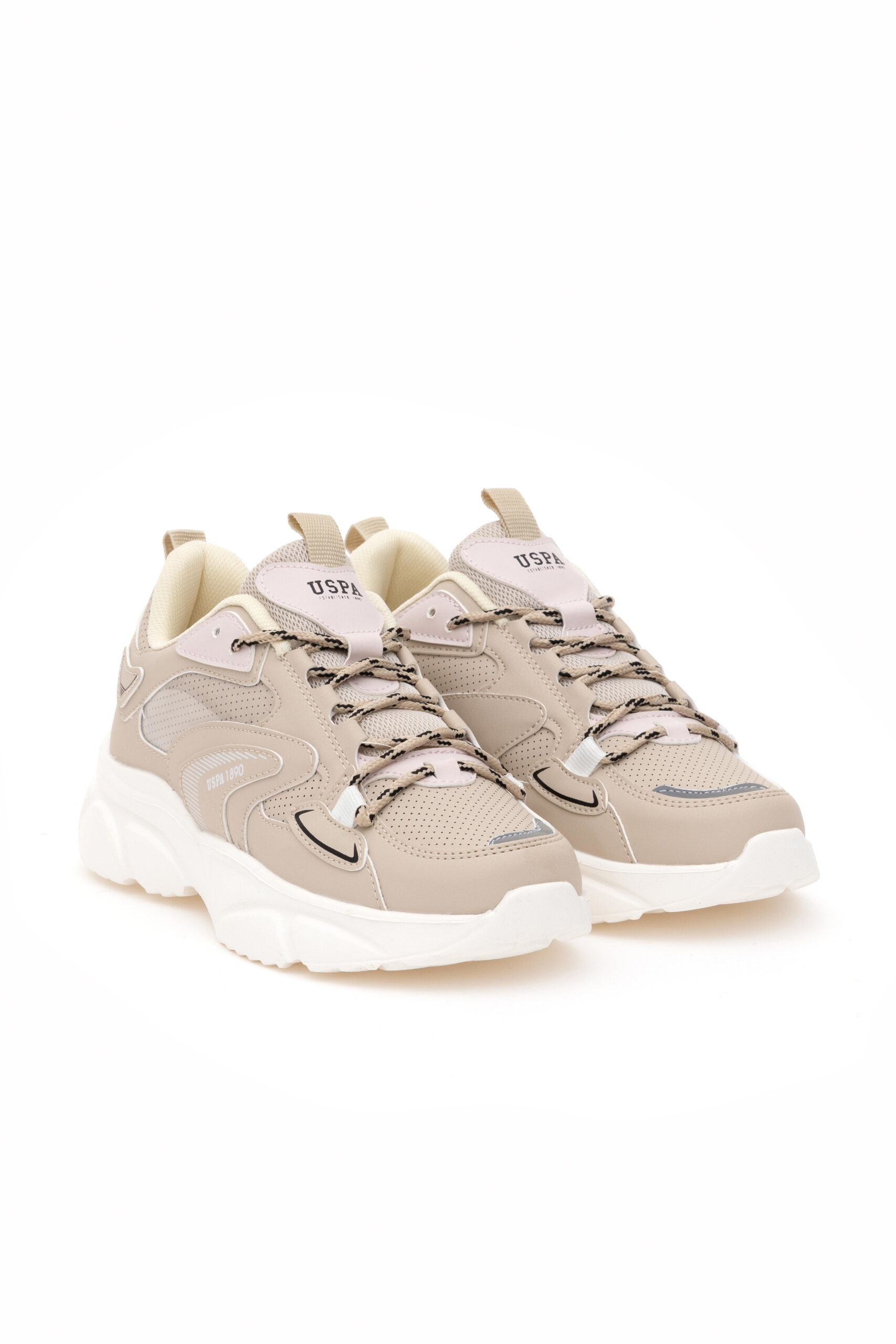 کفش ورزشی  بژ  استاندارد فیت  زنانه یو اس پولو | US POLO ASSN