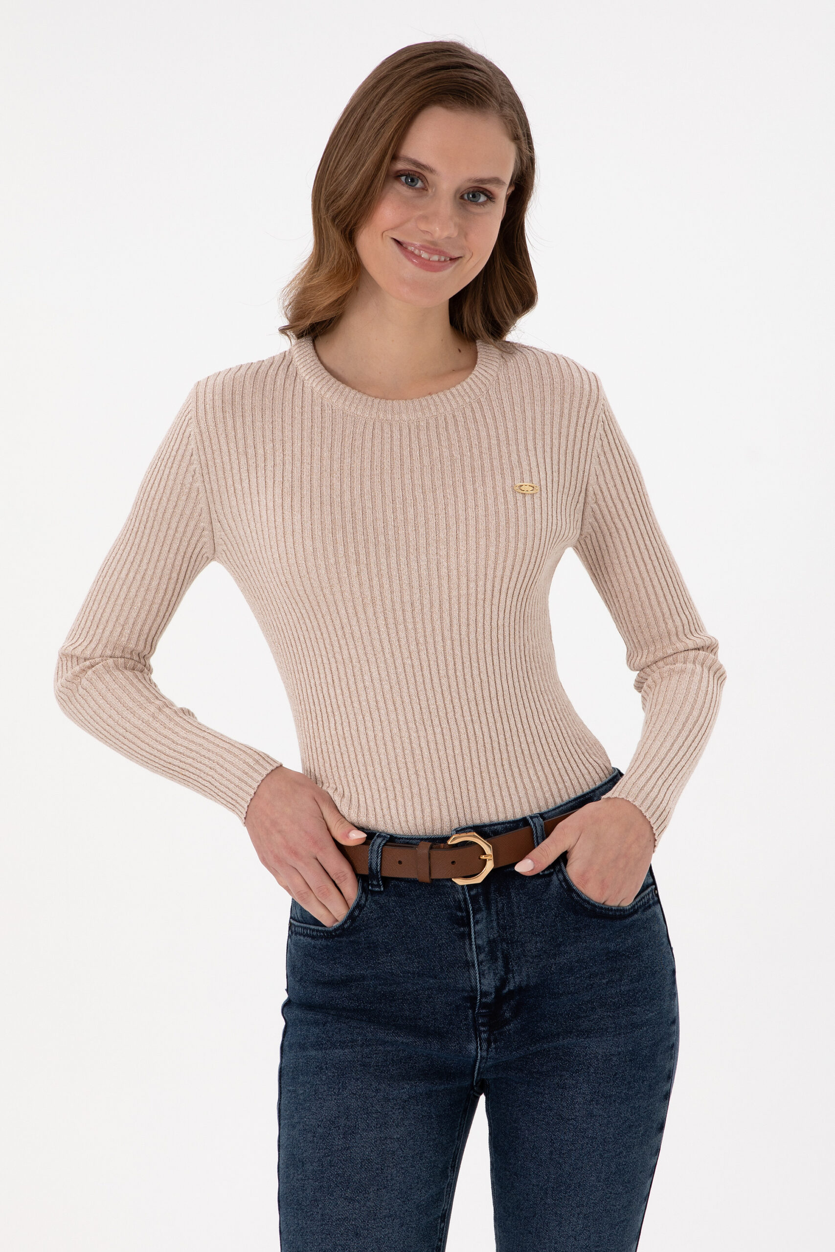 بافت  خاکستری  Ex.Slim  زنانه یو اس پولو | US POLO ASSN