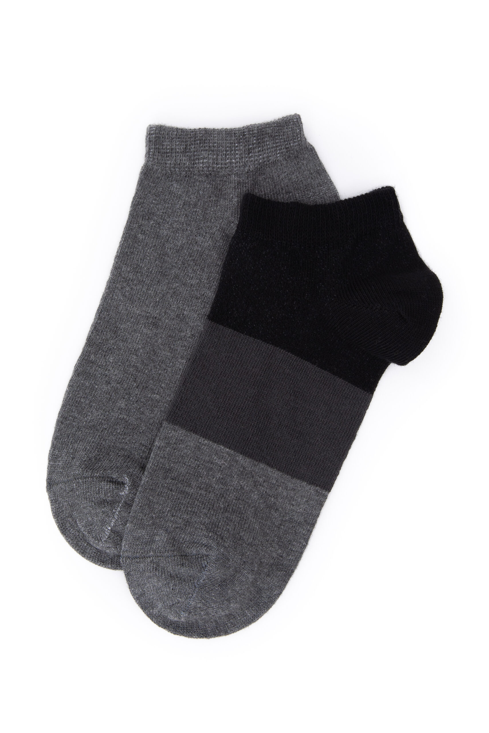 دو عدد جوراب  خاکستری ملانژ  رگولار  زنانه یو اس پولو | US POLO ASSN