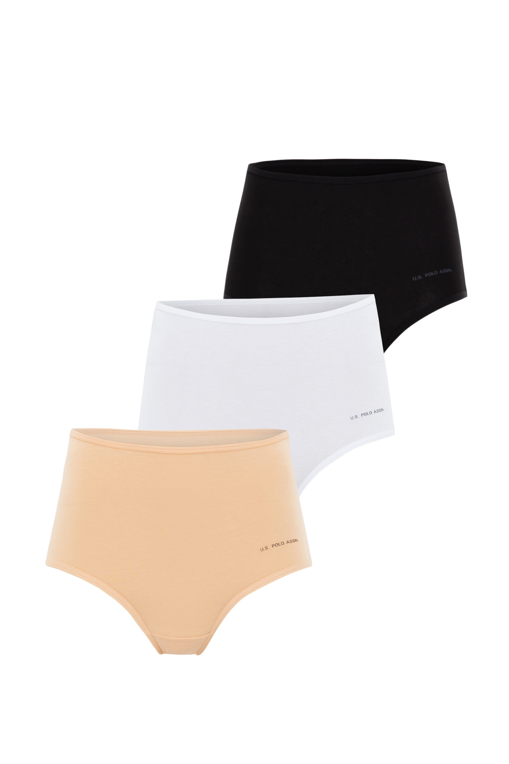 شورت  سفید  استاندارد فیت  زنانه یو اس پولو | US POLO ASSN