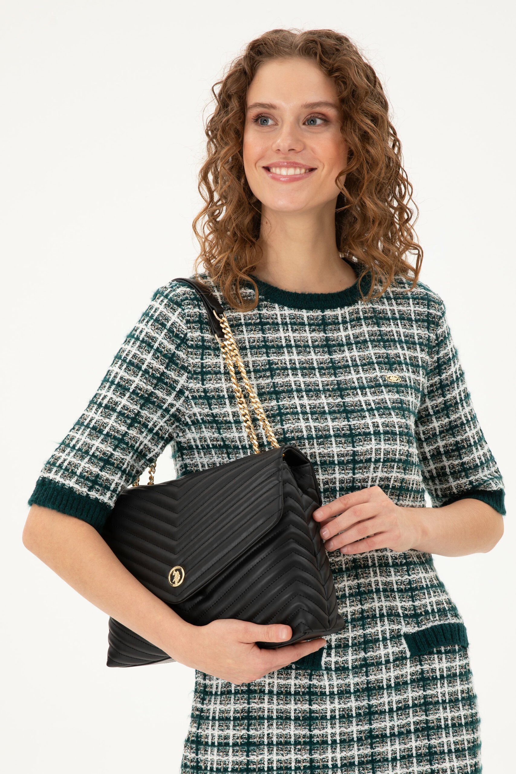 کیف  سیاه  استاندارد فیت  زنانه یو اس پولو | US POLO ASSN