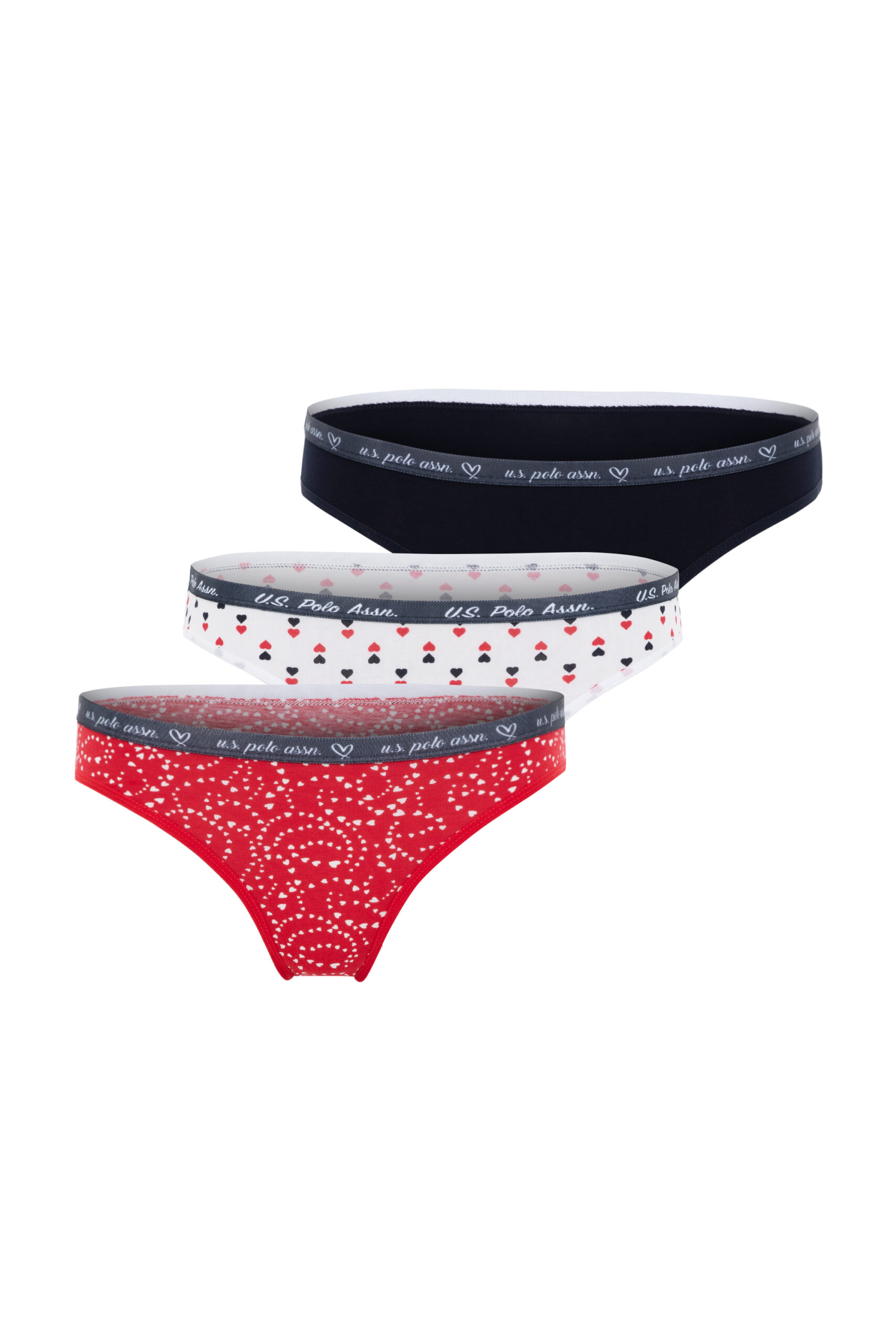 شورت  قرمز  استاندارد فیت  زنانه یو اس پولو | US POLO ASSN